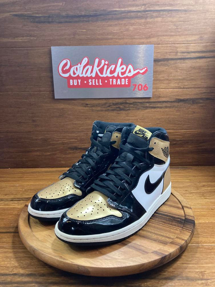 Jordan 1 Retro High NRG Patent Gold Toe