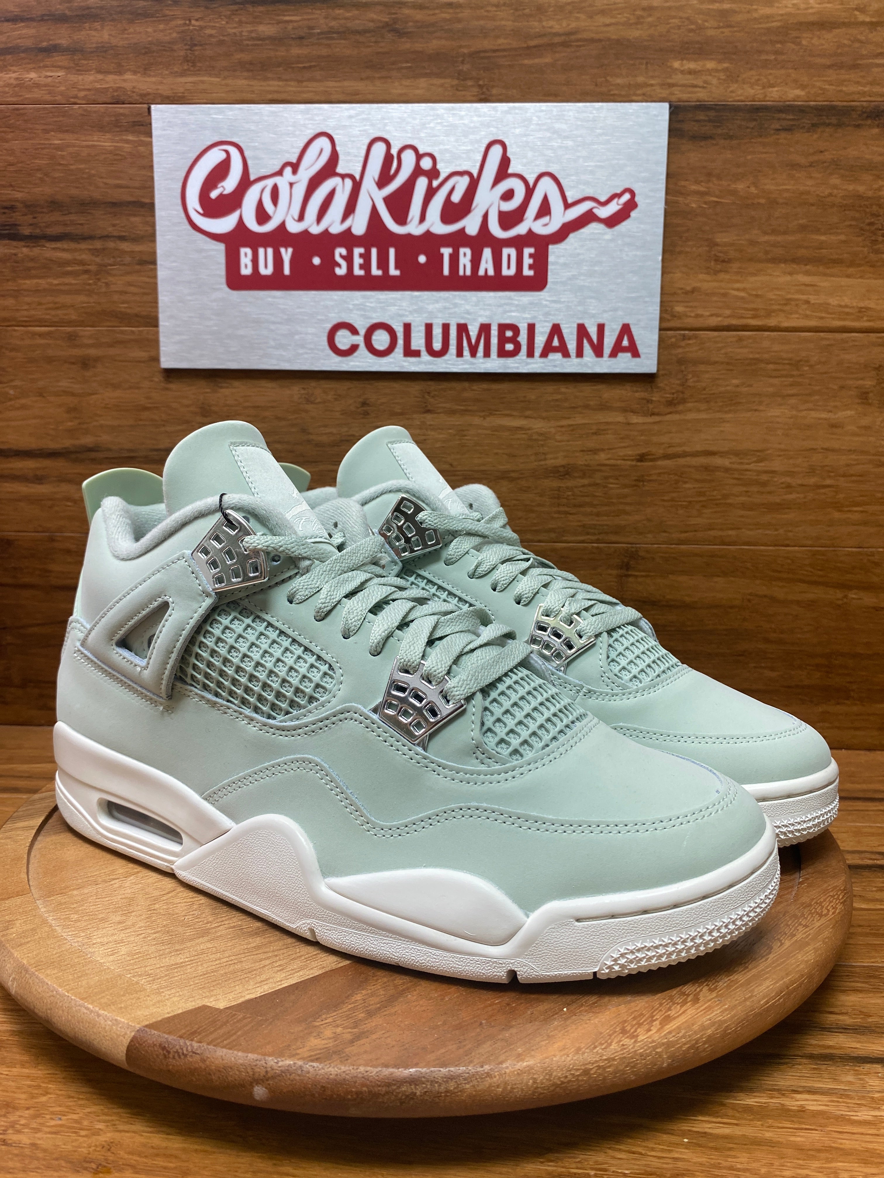 Jordan 4 Retro Seafoam Sail (Women's)
