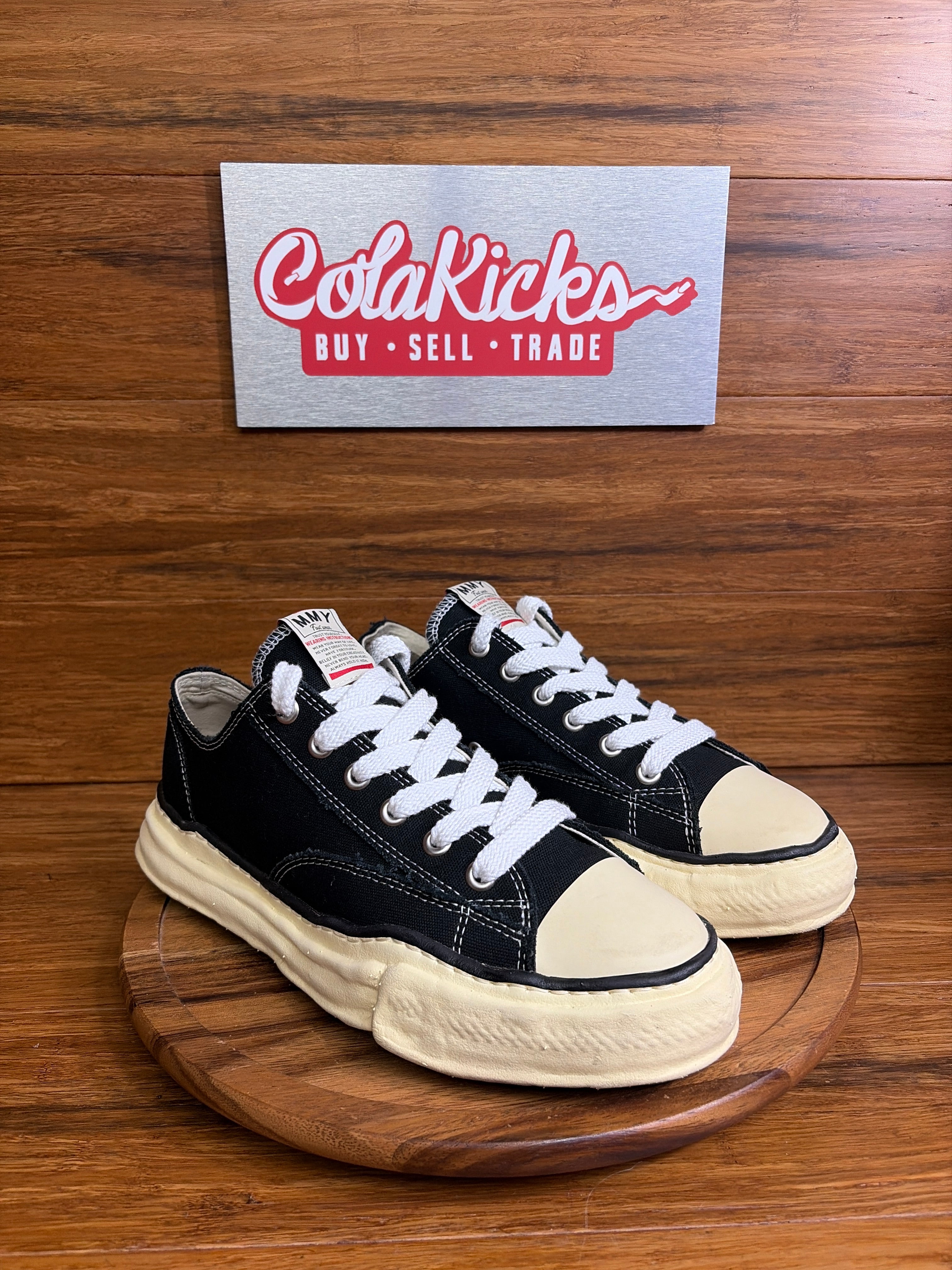 Maison Mihara Yasuhiro Peterson OG Sole Canvas Low Black White