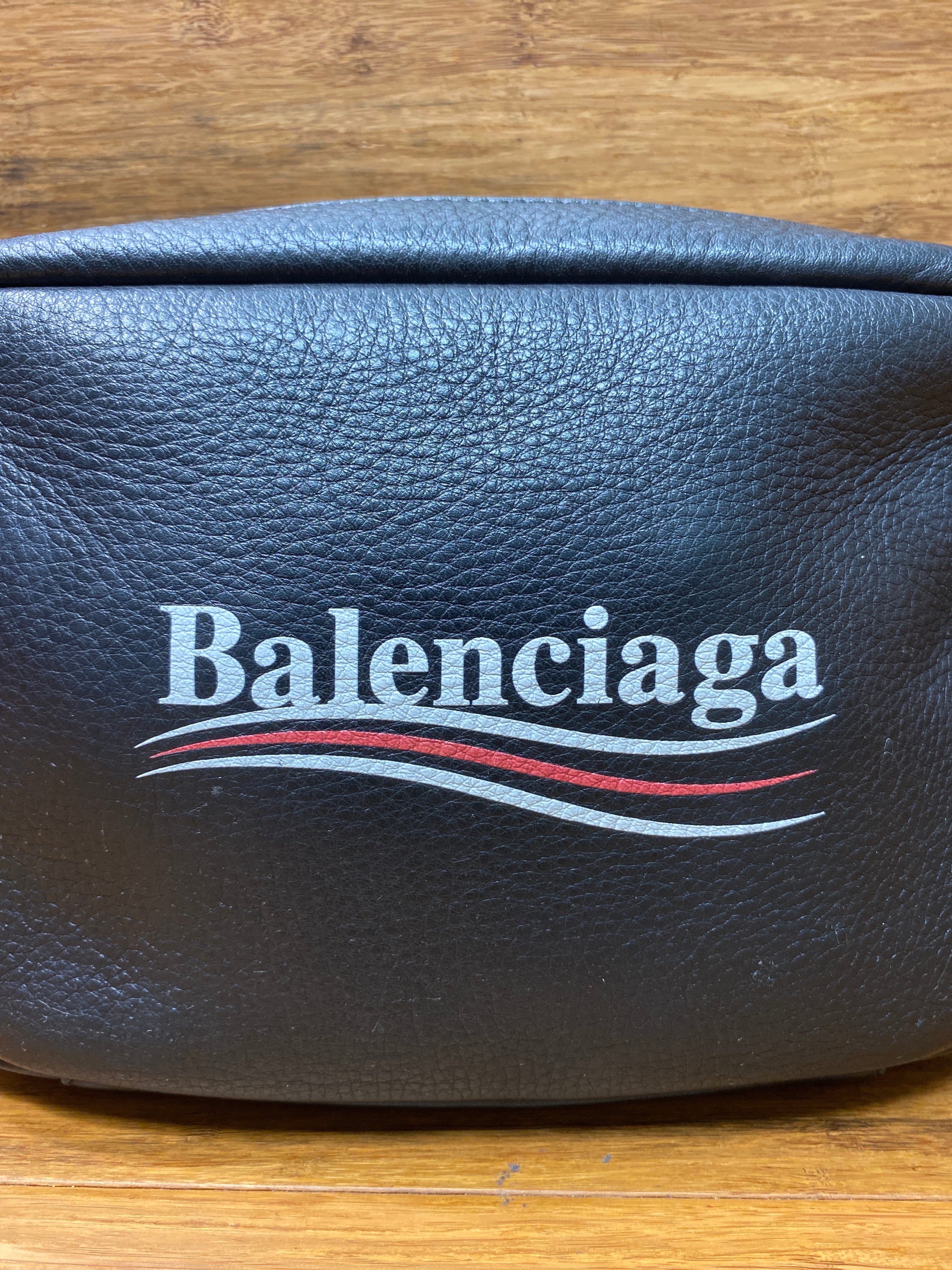Balenciaga Black Leather Everyday Camera Bag