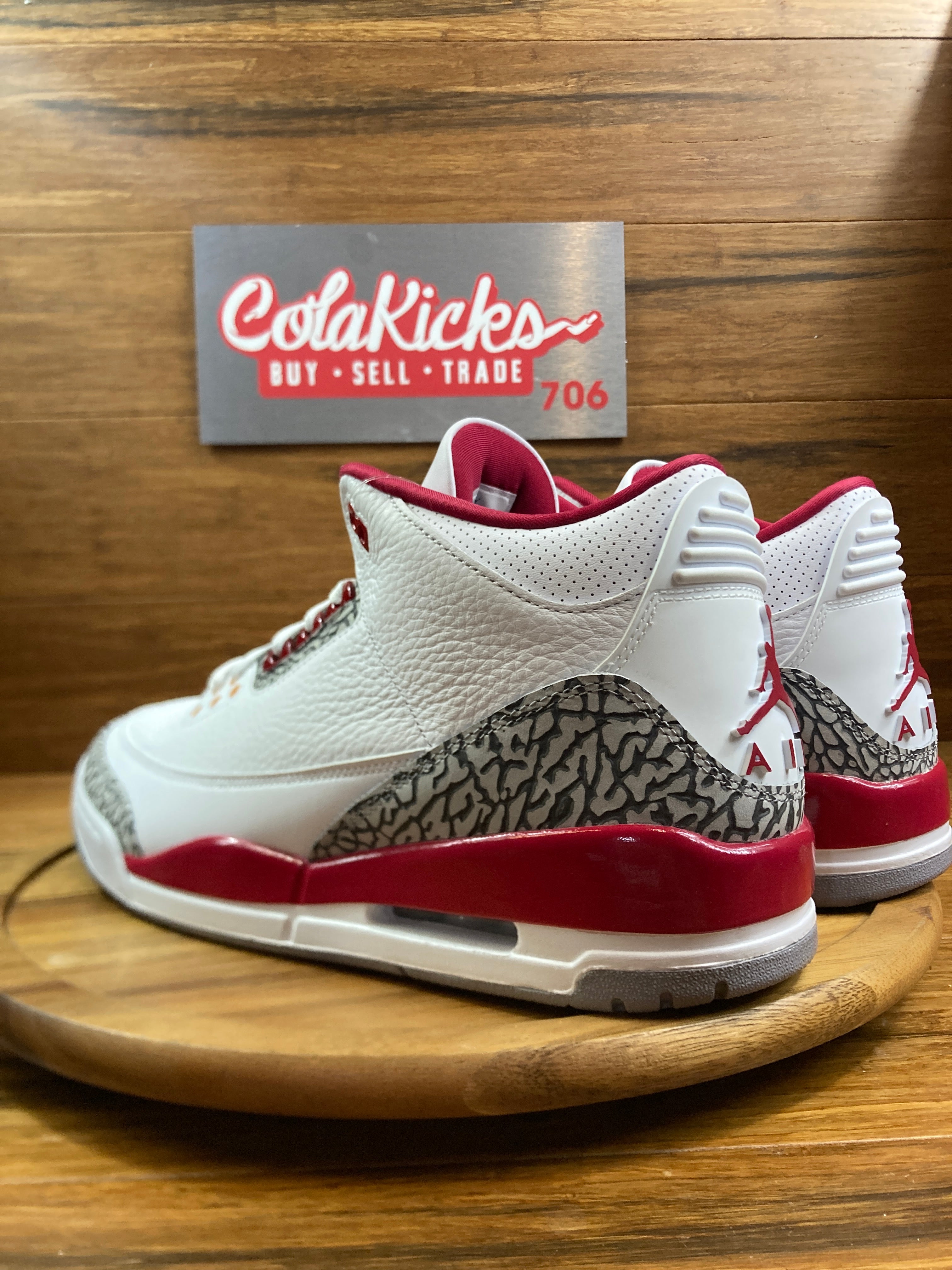 Jordan 3 Retro Cardinal Red (B-Grade)