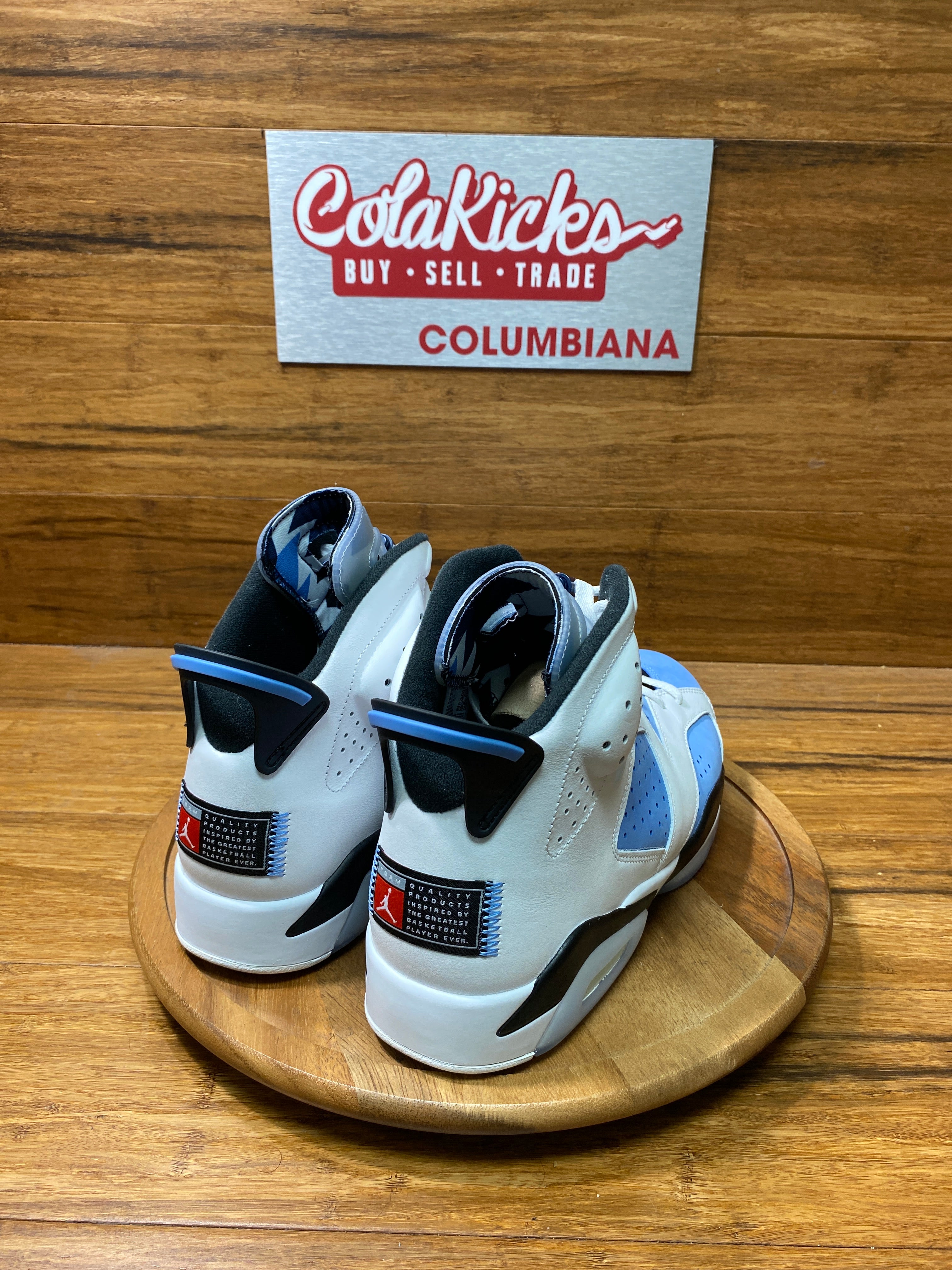 Jordan 6 Retro UNC White