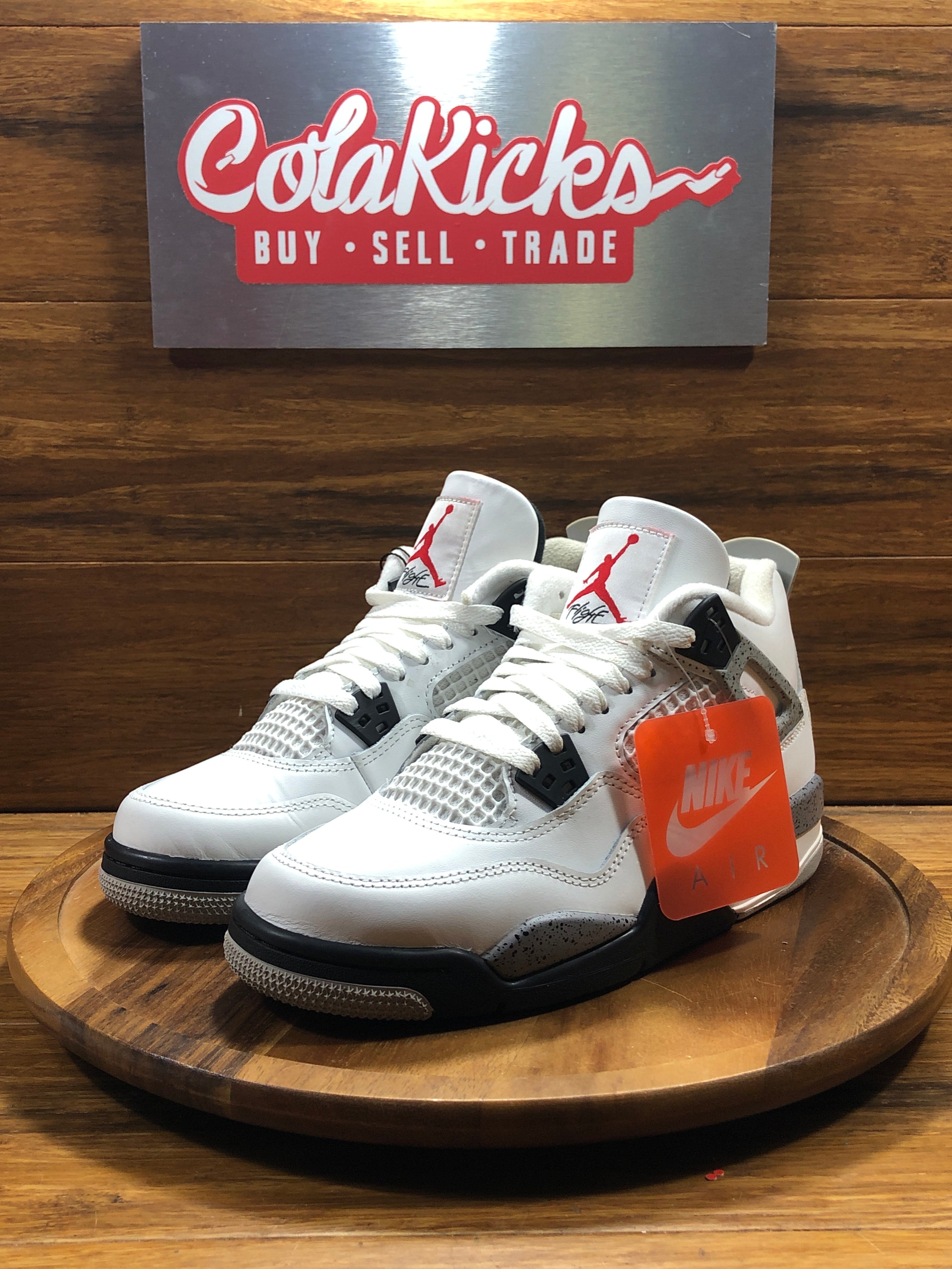 Jordan 4 Retro White Cement (2025) (GS)