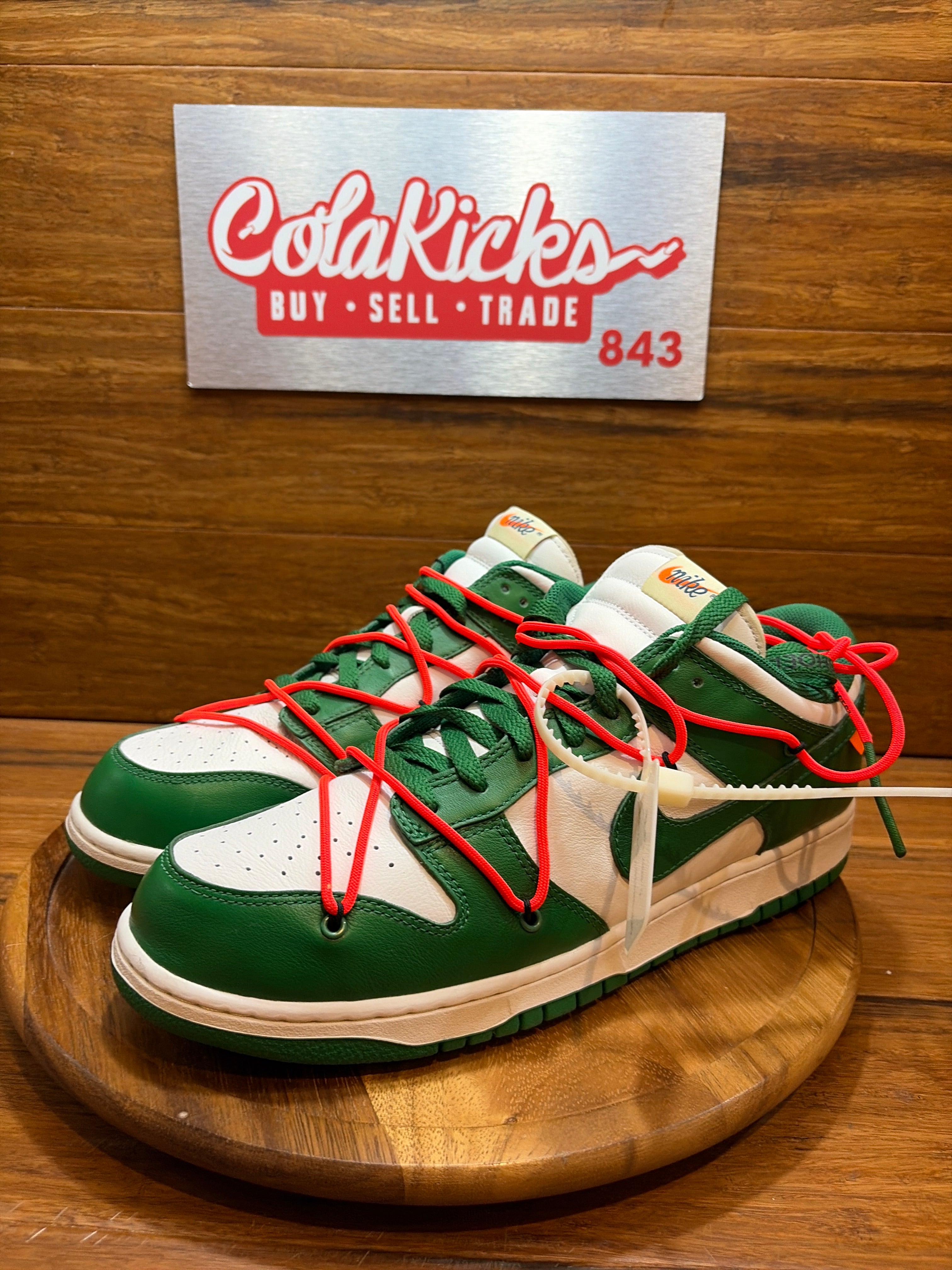 Nike Dunk Low Off-White Pine Green