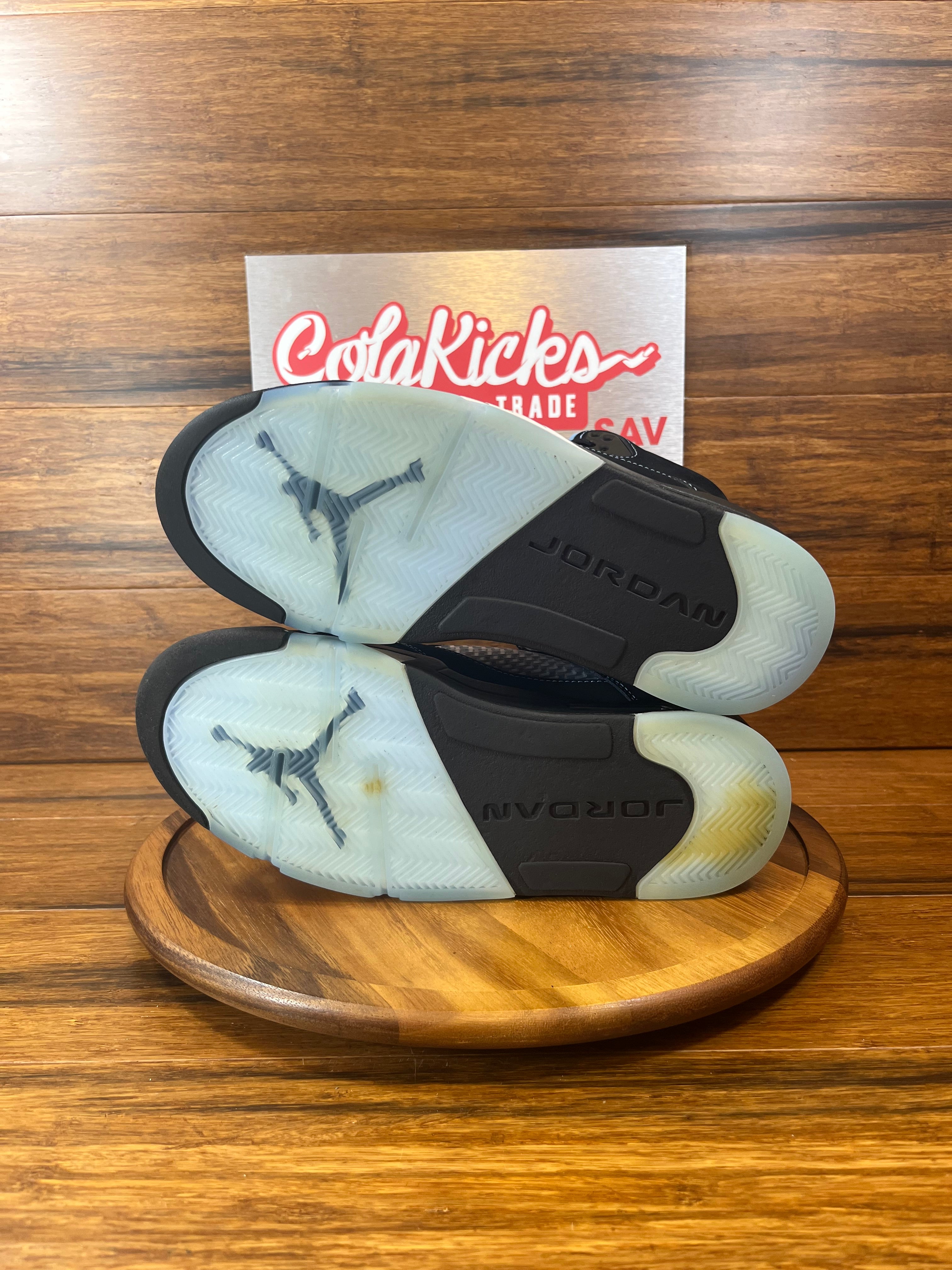 Jordan 5 Retro Black University Blue (2026)(Missing Lace Locks)