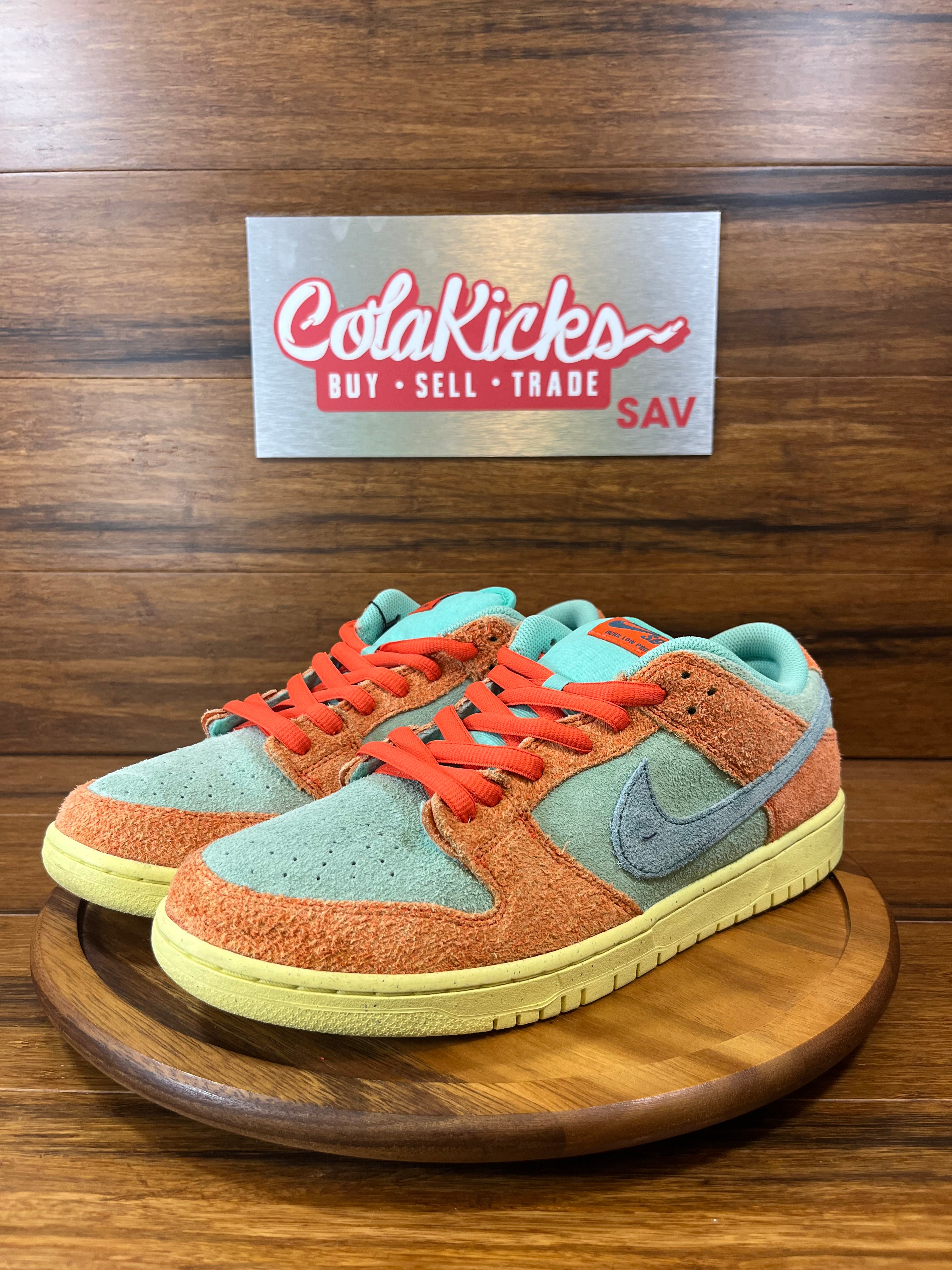 Nike SB Dunk Low Orange Emerald Rise