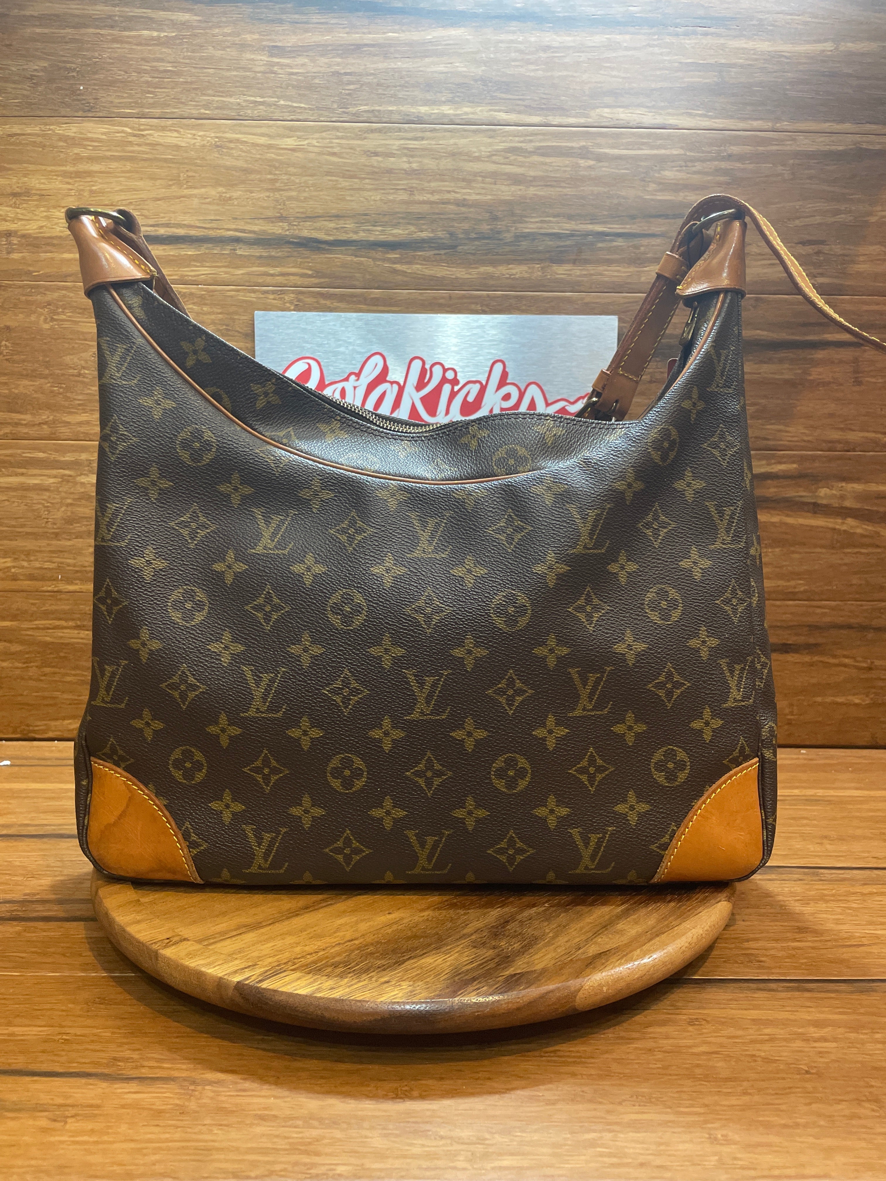 Louis Vuitton Monogram Boulogne Shoulder Bag 35