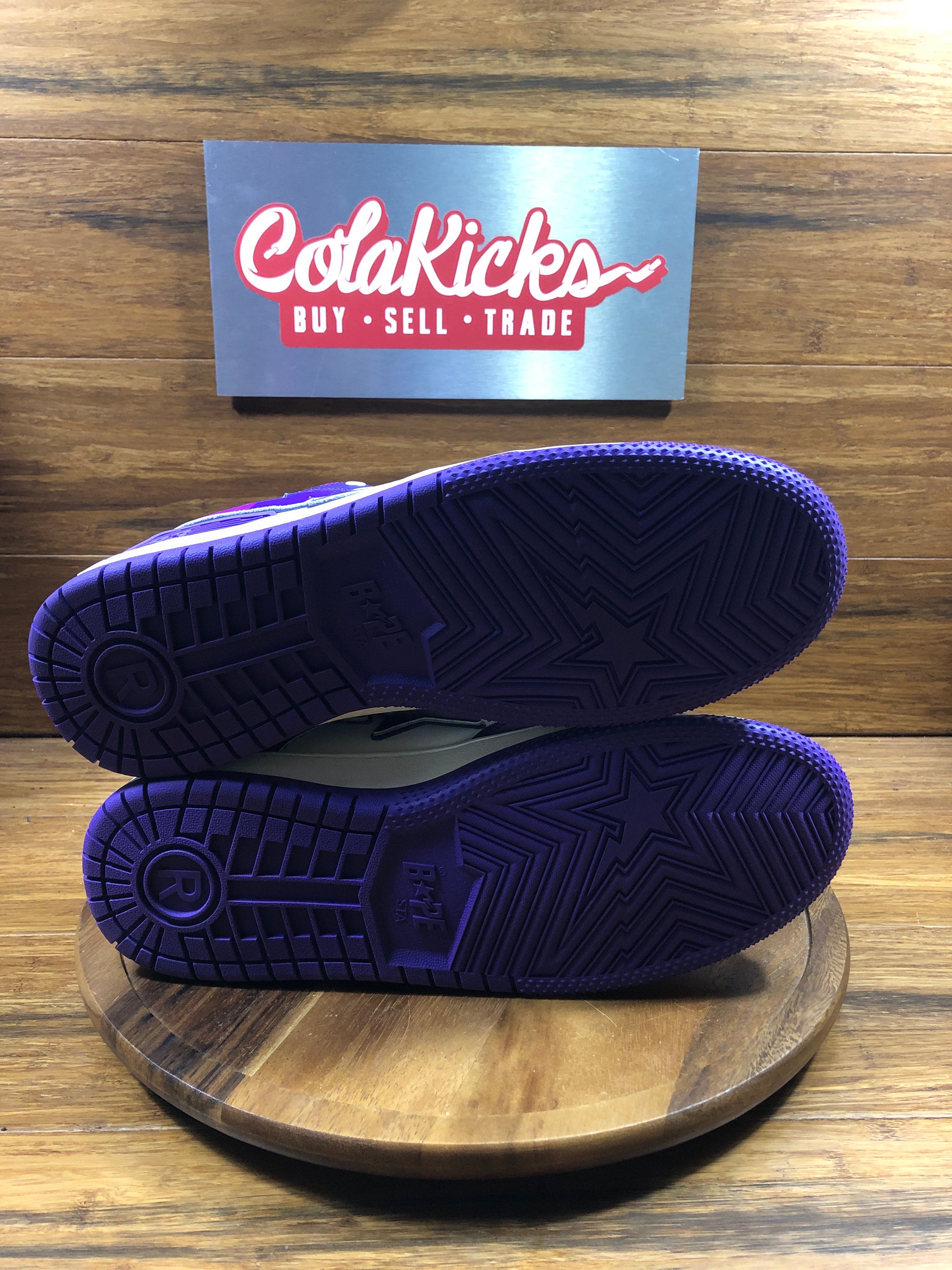 A Bathing Ape Bape SK8 Sta #1 M2 Purple Camo