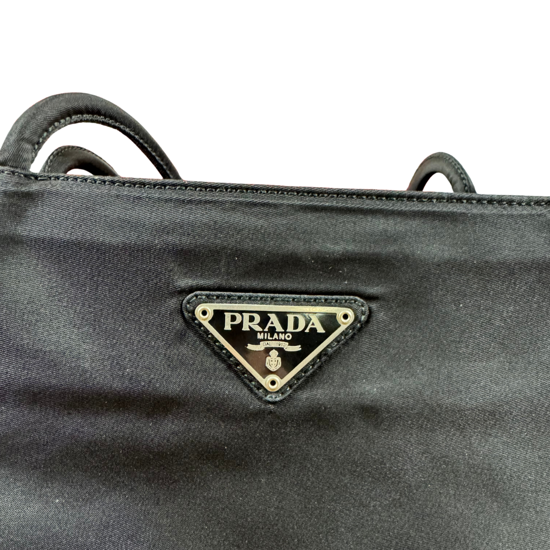 Prada Black Nylon Shoulder Bag