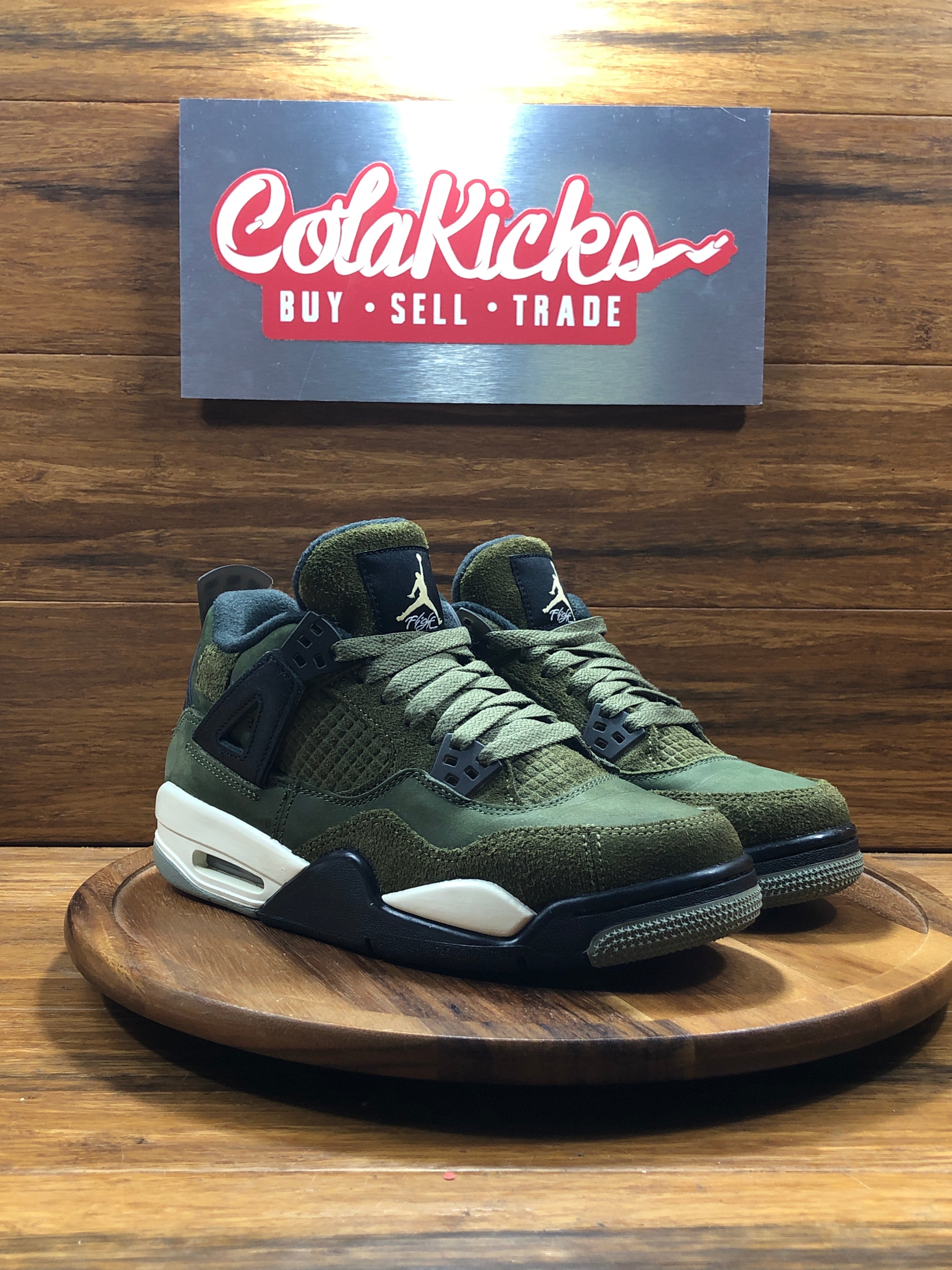 Jordan 4 Retro SE Craft Medium Olive (GS)