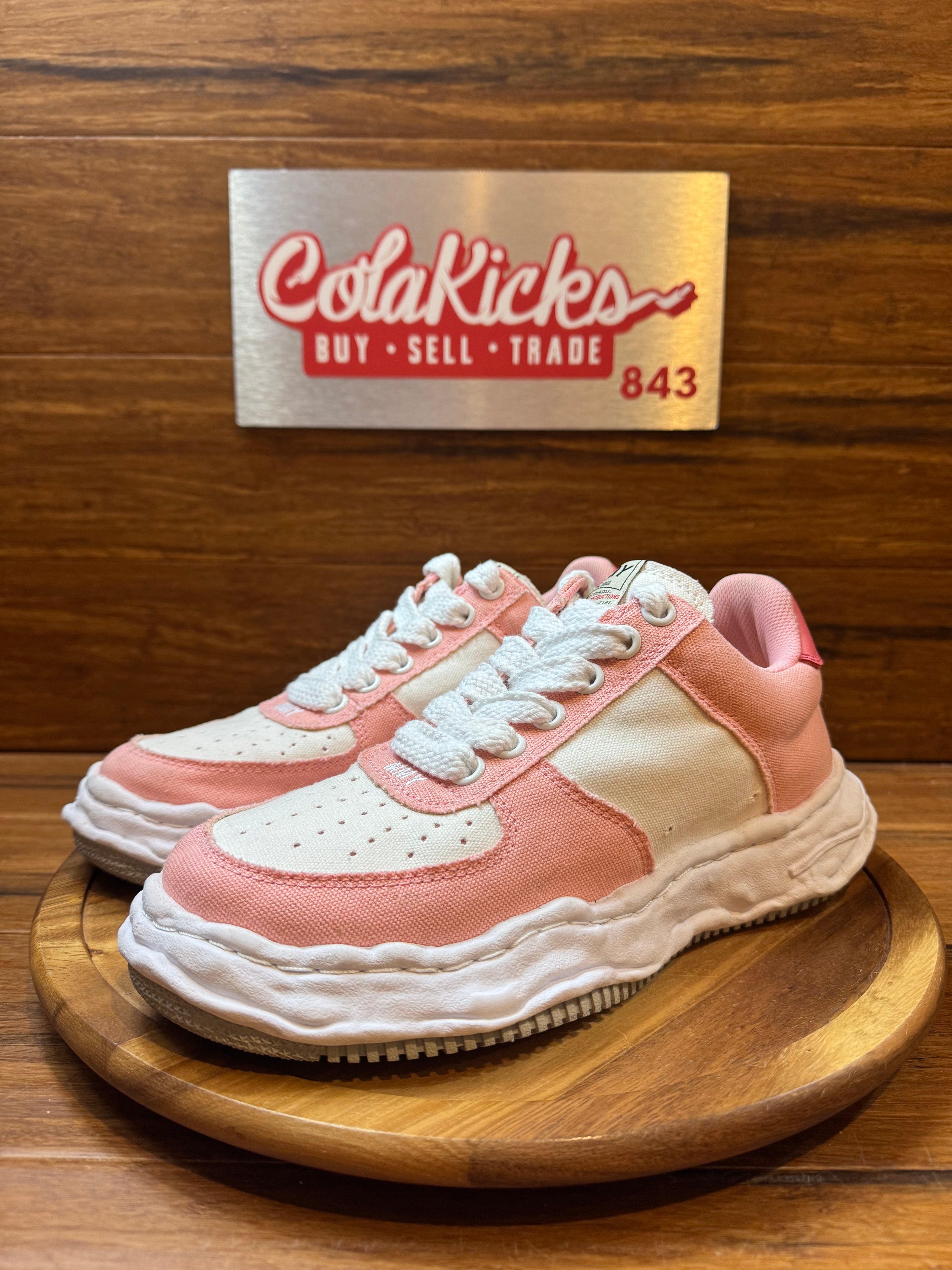 MIHARA YASUHIRO CANVAS PINK/WHITE