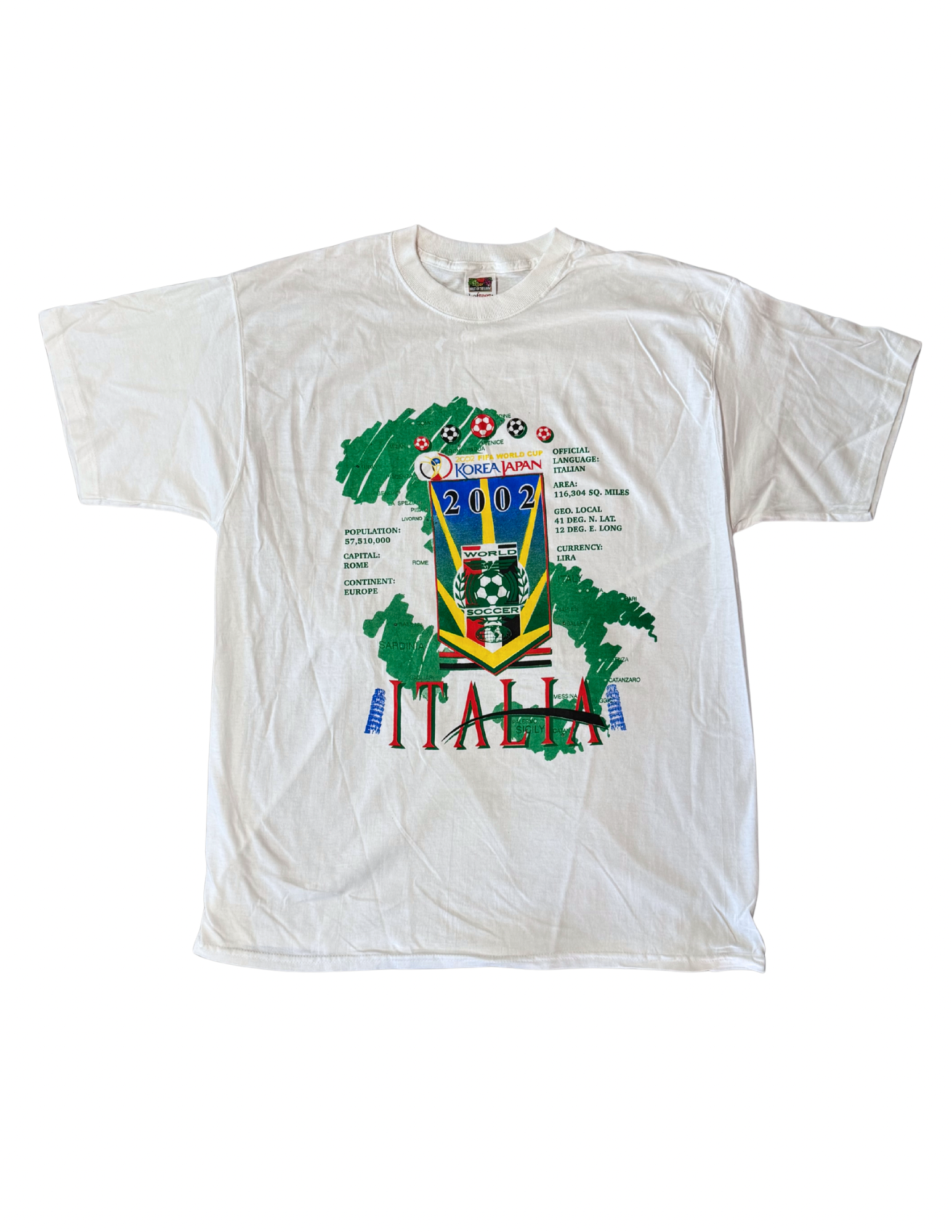 Italy 2002 World Cup Tee