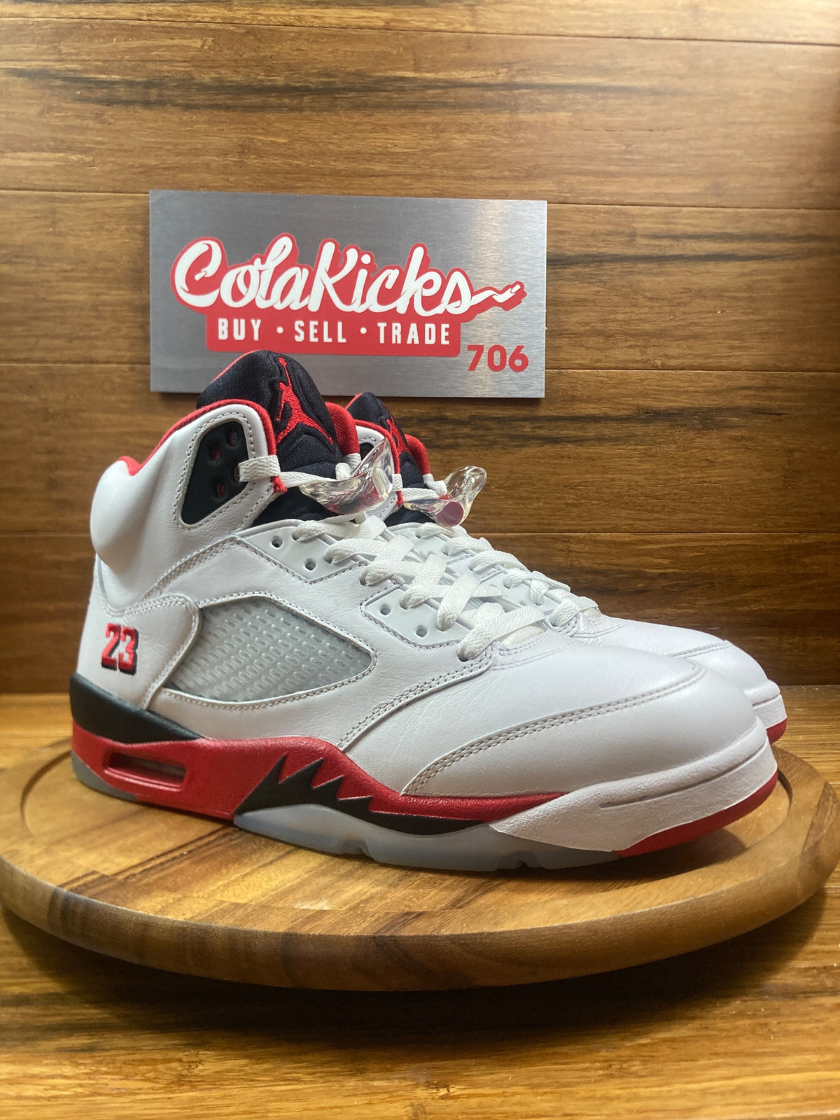 Jordan 5 Retro Fire Red Black Tongue (2025)