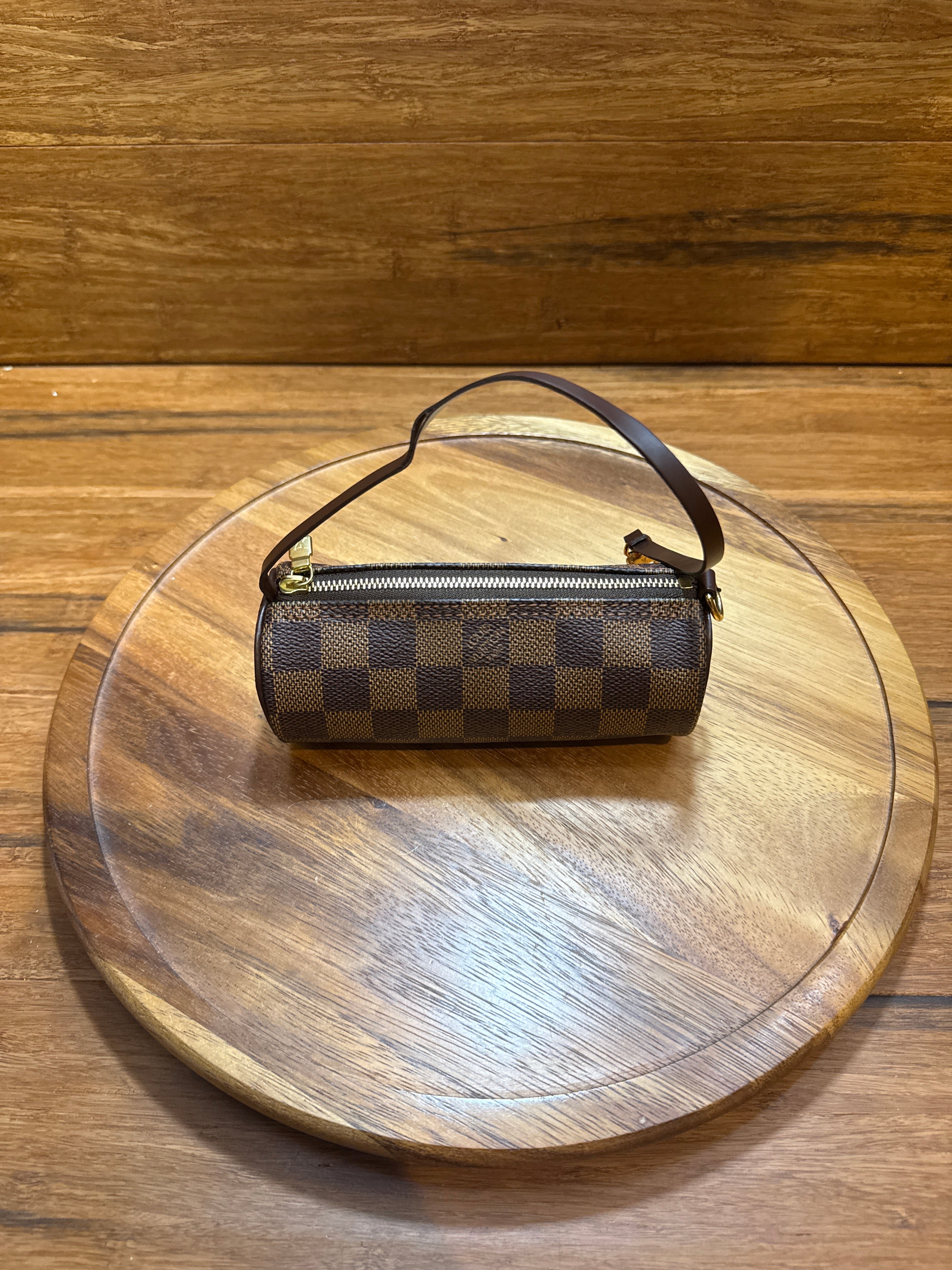 Louis Vuitton Damier Ebene Mini Papillon Pouch