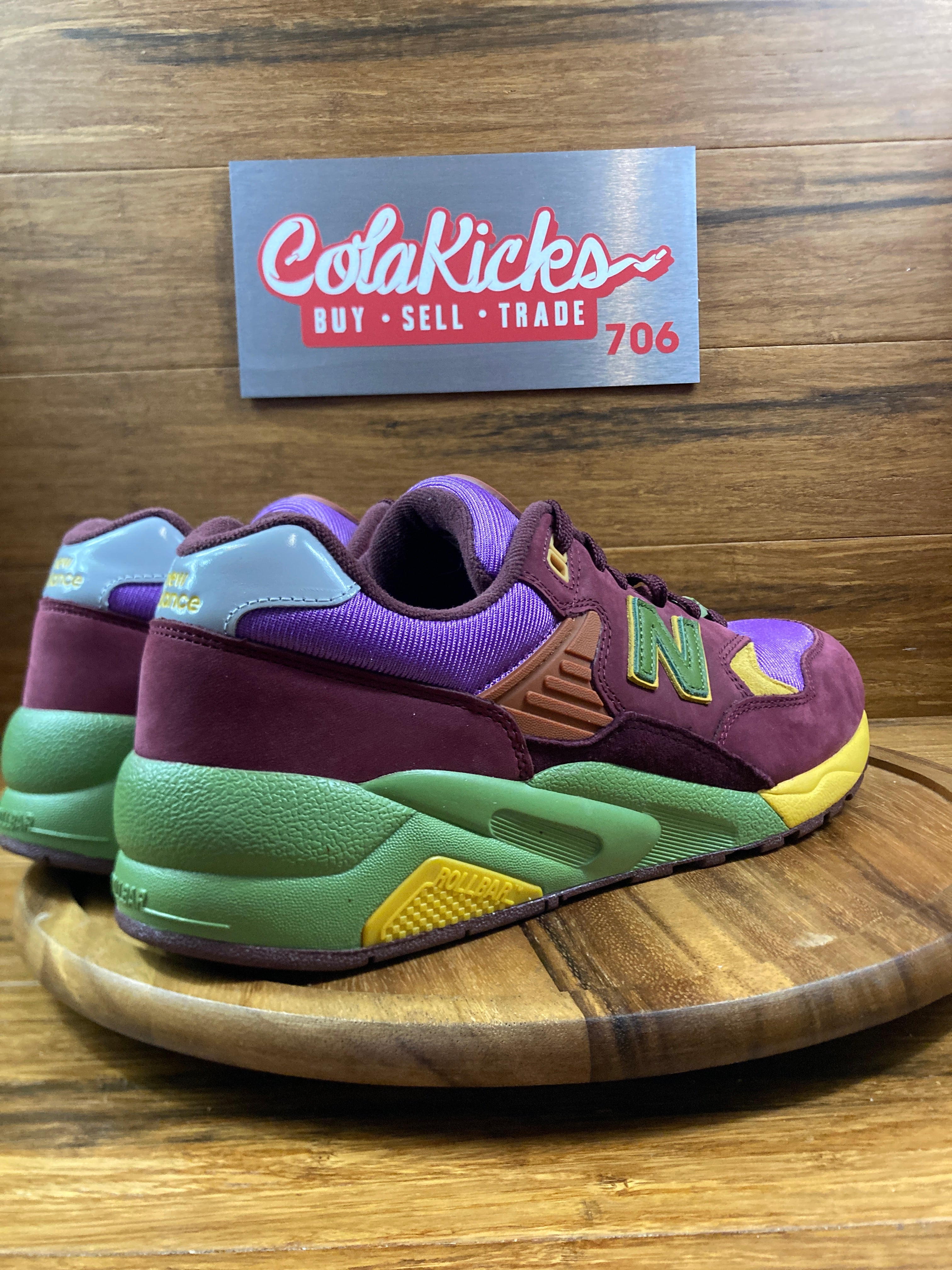 New Balance 580 Stray Rats Maroon Purple