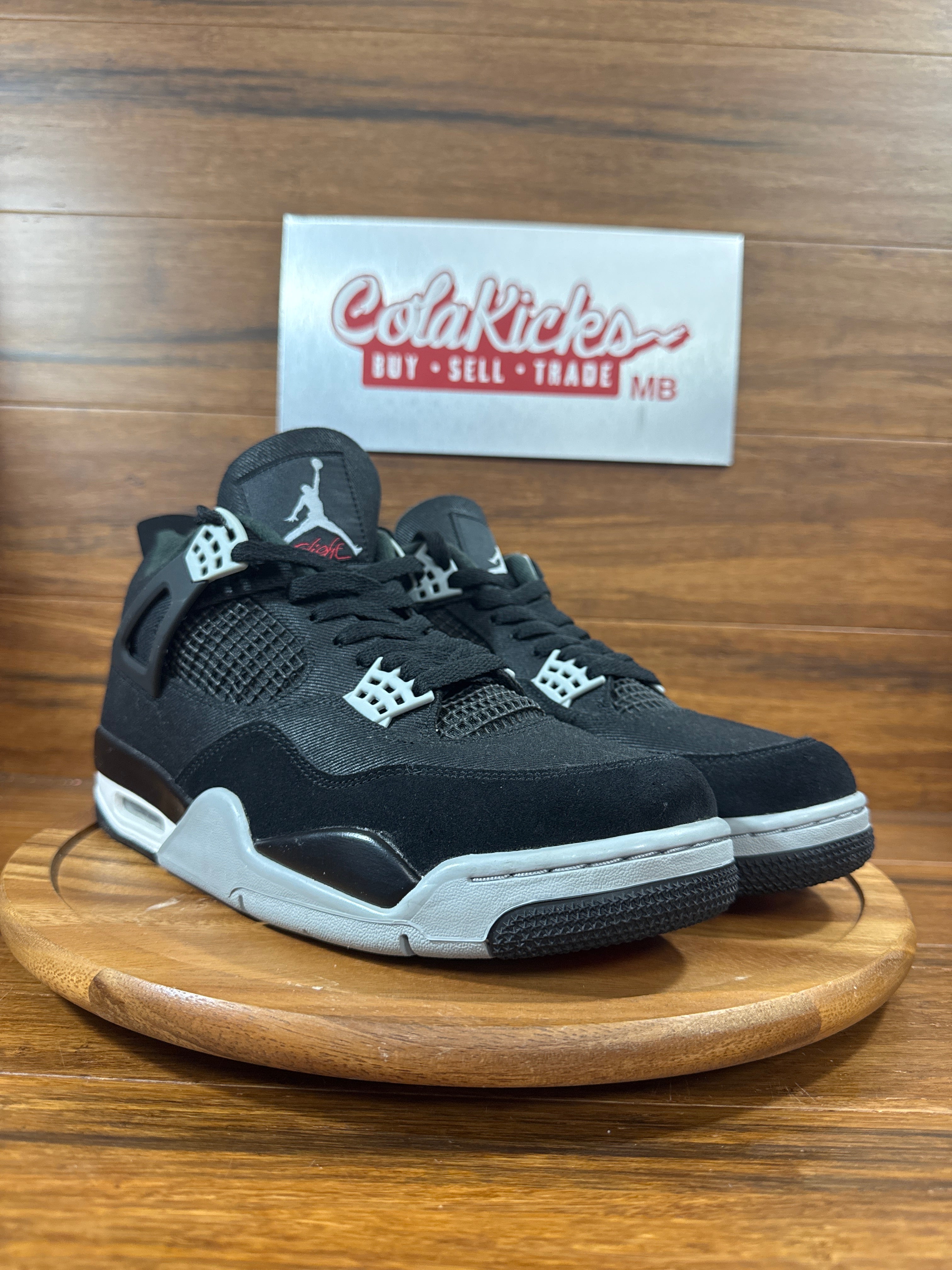 Jordan 4 Retro SE Black Canvas