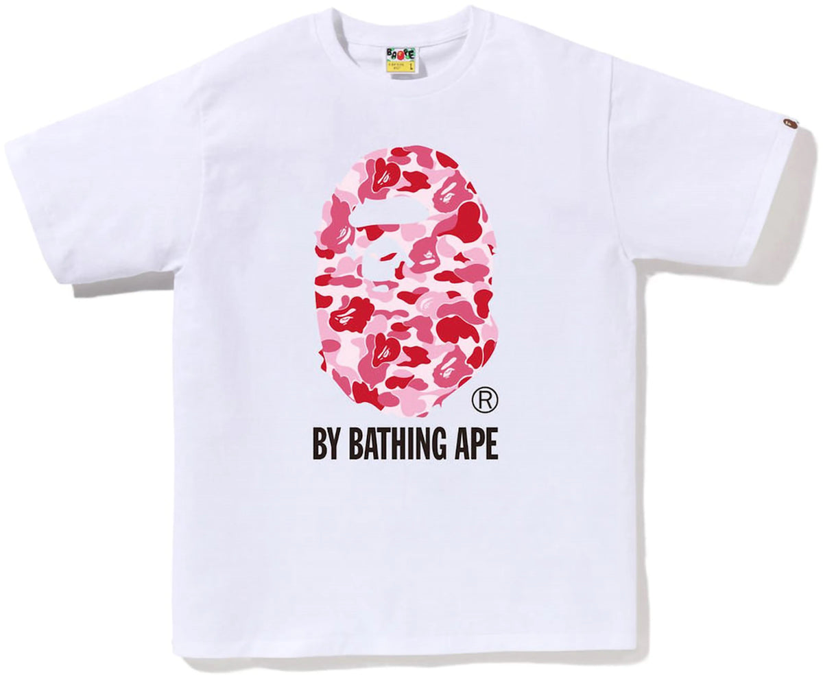 BAPE ABC Camo By Bathing Ape Tee White/Pink