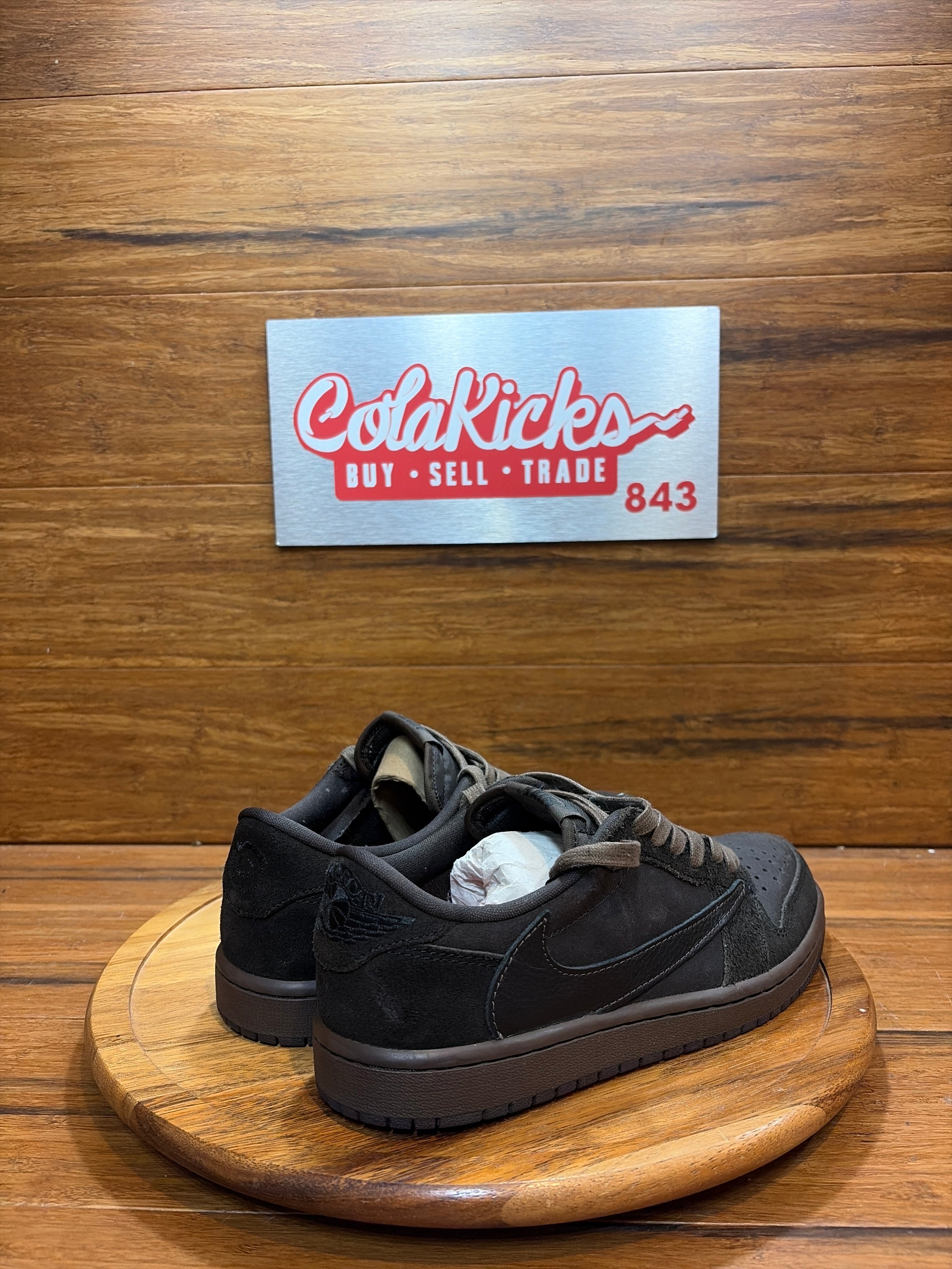 Jordan 1 Retro Low OG SP Travis Scott Velvet Brown