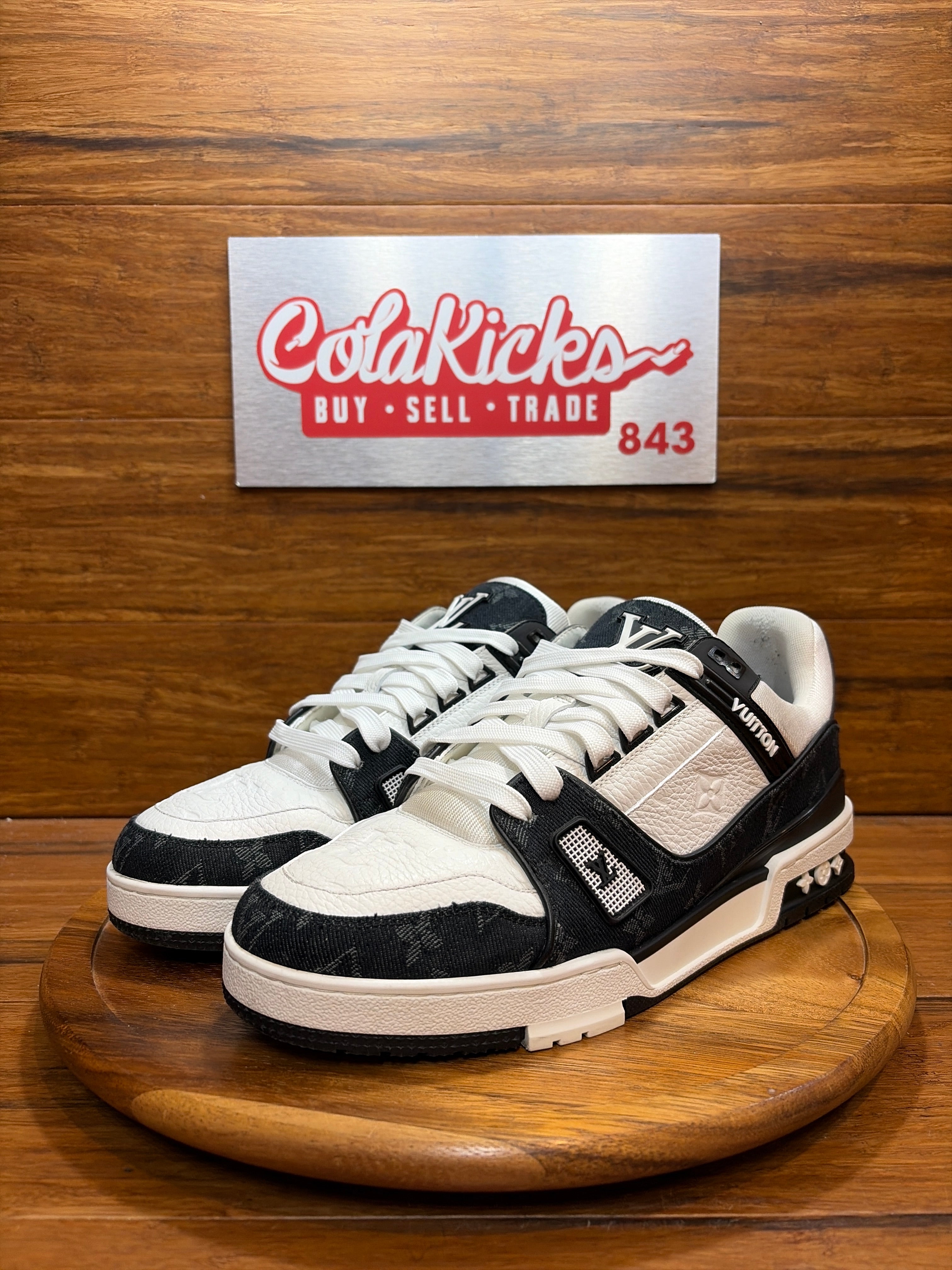 Louis Vuitton LV Trainer White Black