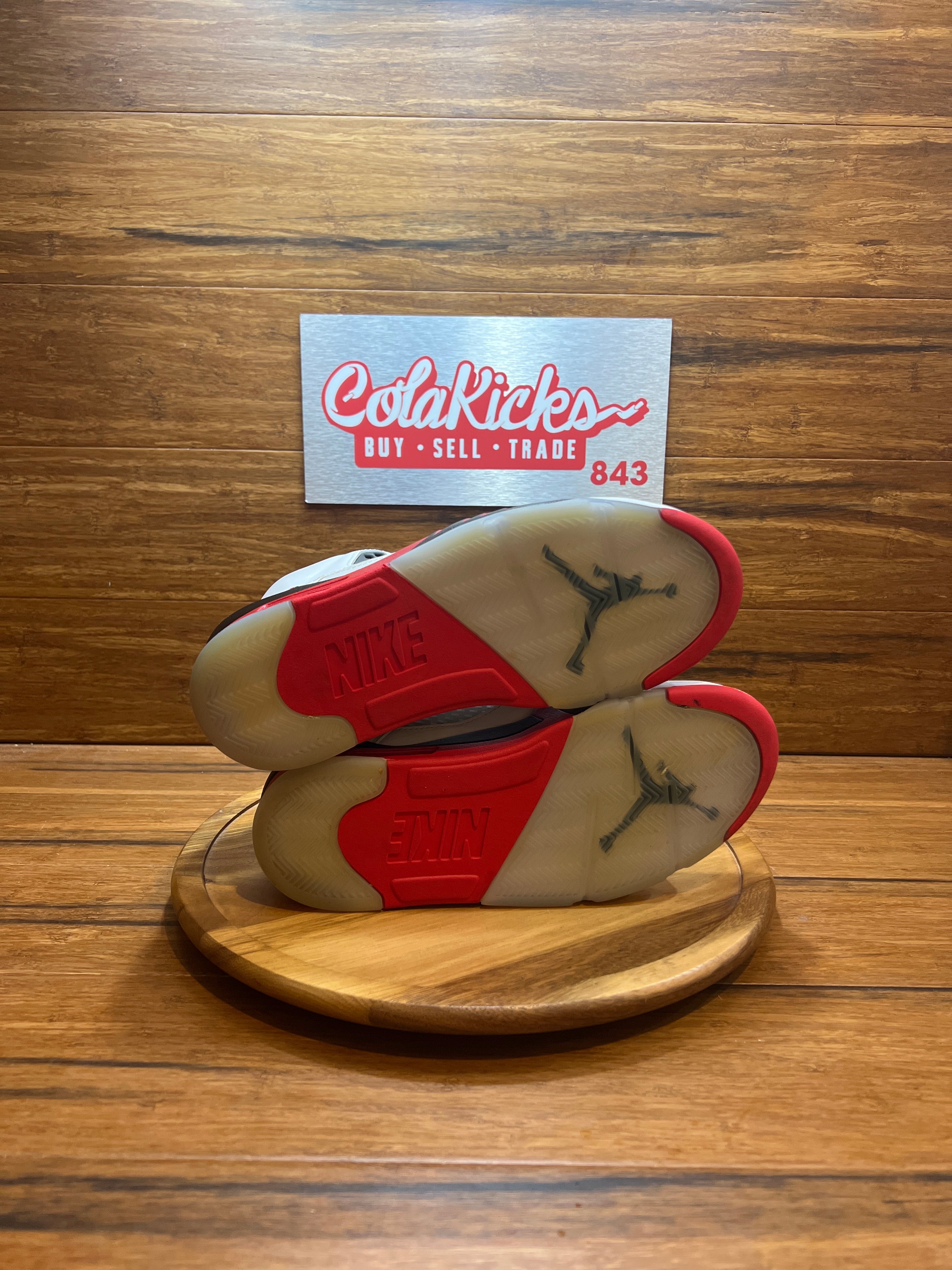 Jordan 5 Retro Fire Red Black Tongue (2025)