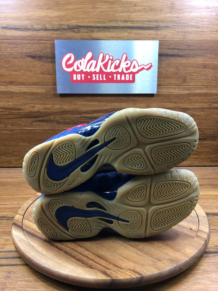 Nike Air Foamposite Pro Blue Void University Red (GS)
