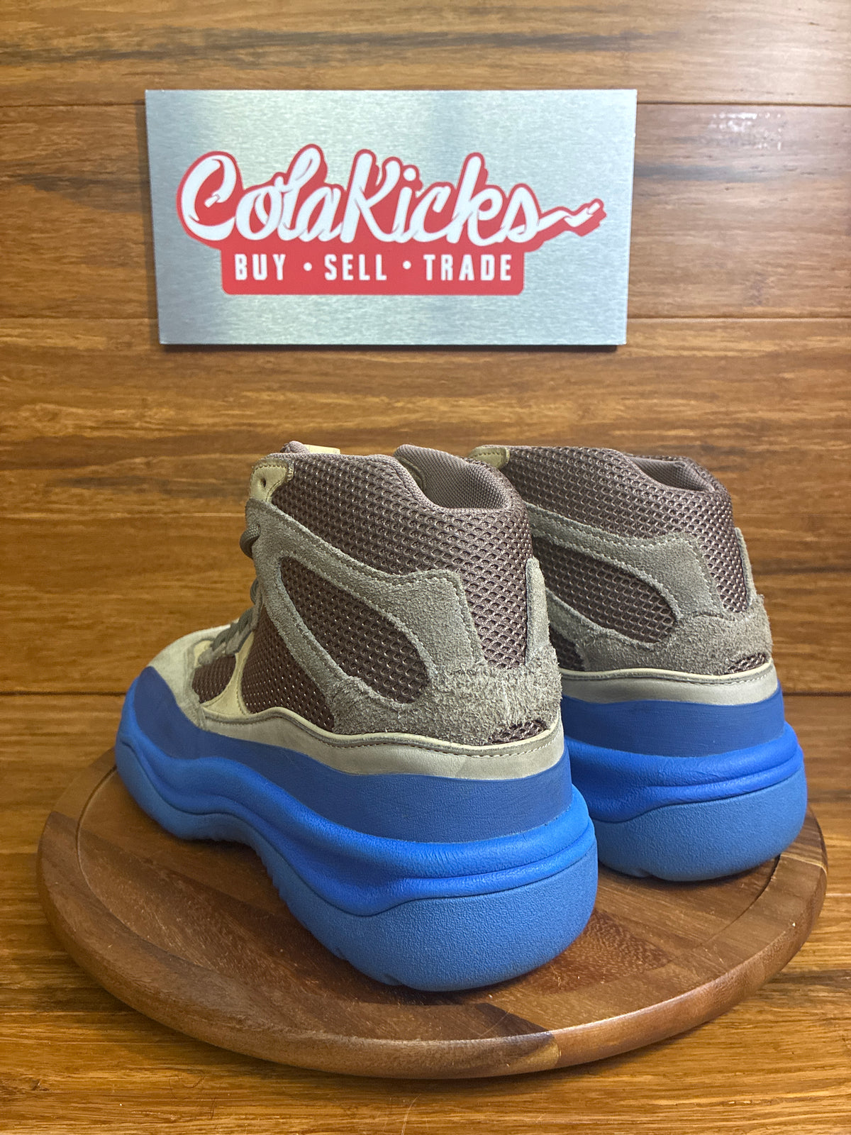 adidas Yeezy Desert Boot Taupe Blue