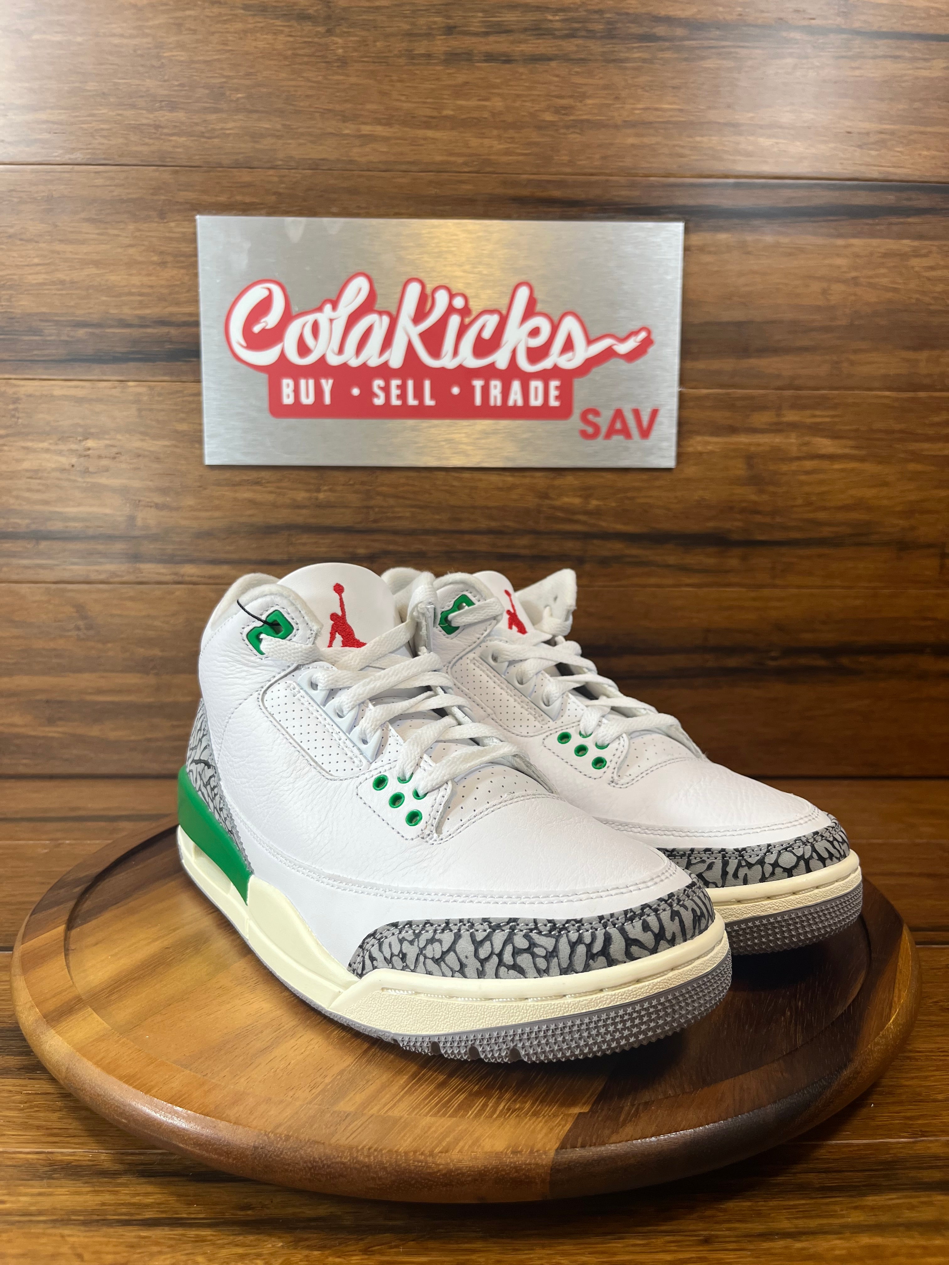 Jordan 3 Retro Lucky Green (Women's)