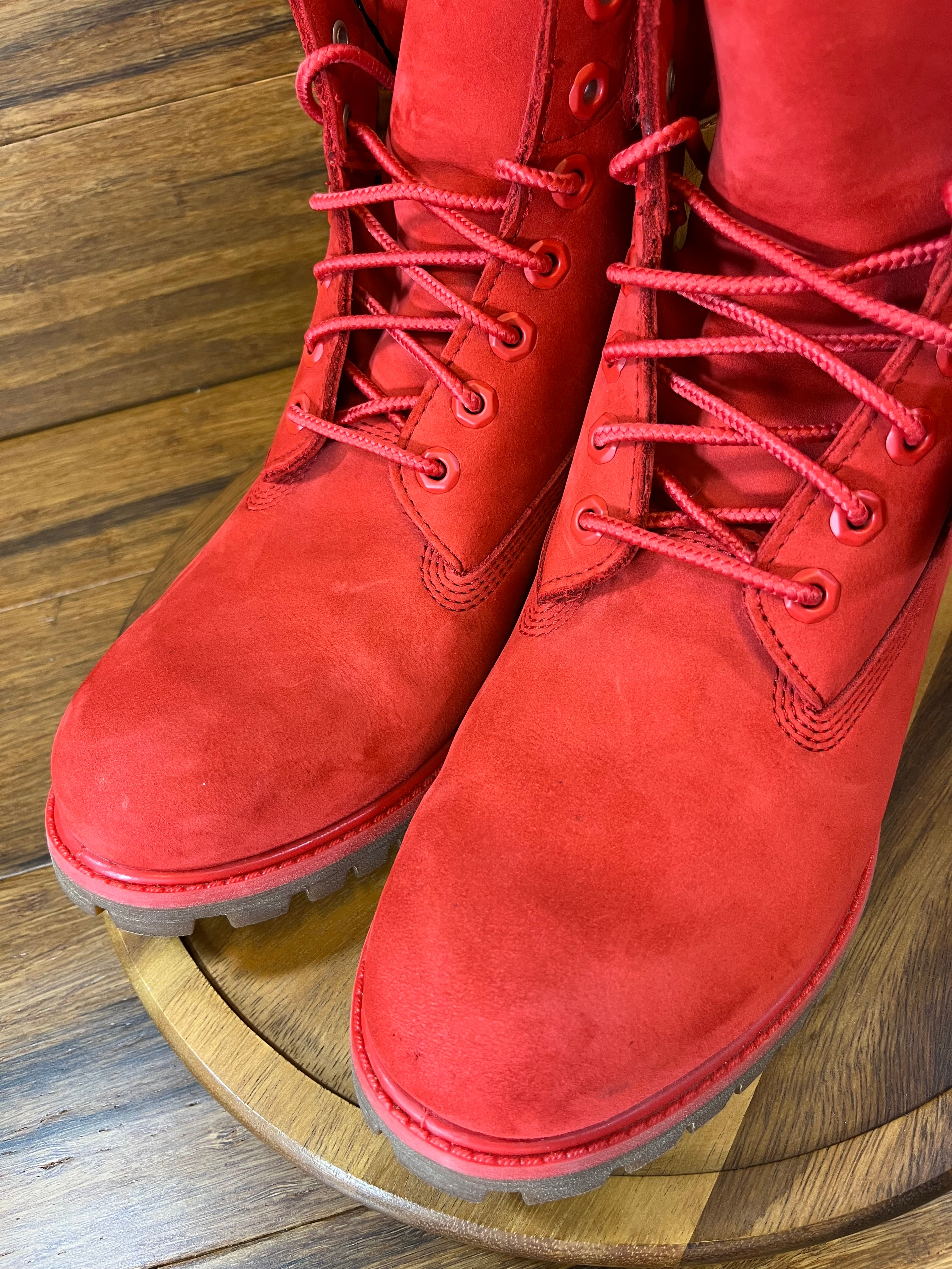 Timberland 6" Premium Waterproof Boot 50th Anniversary Medium Red Nubuck