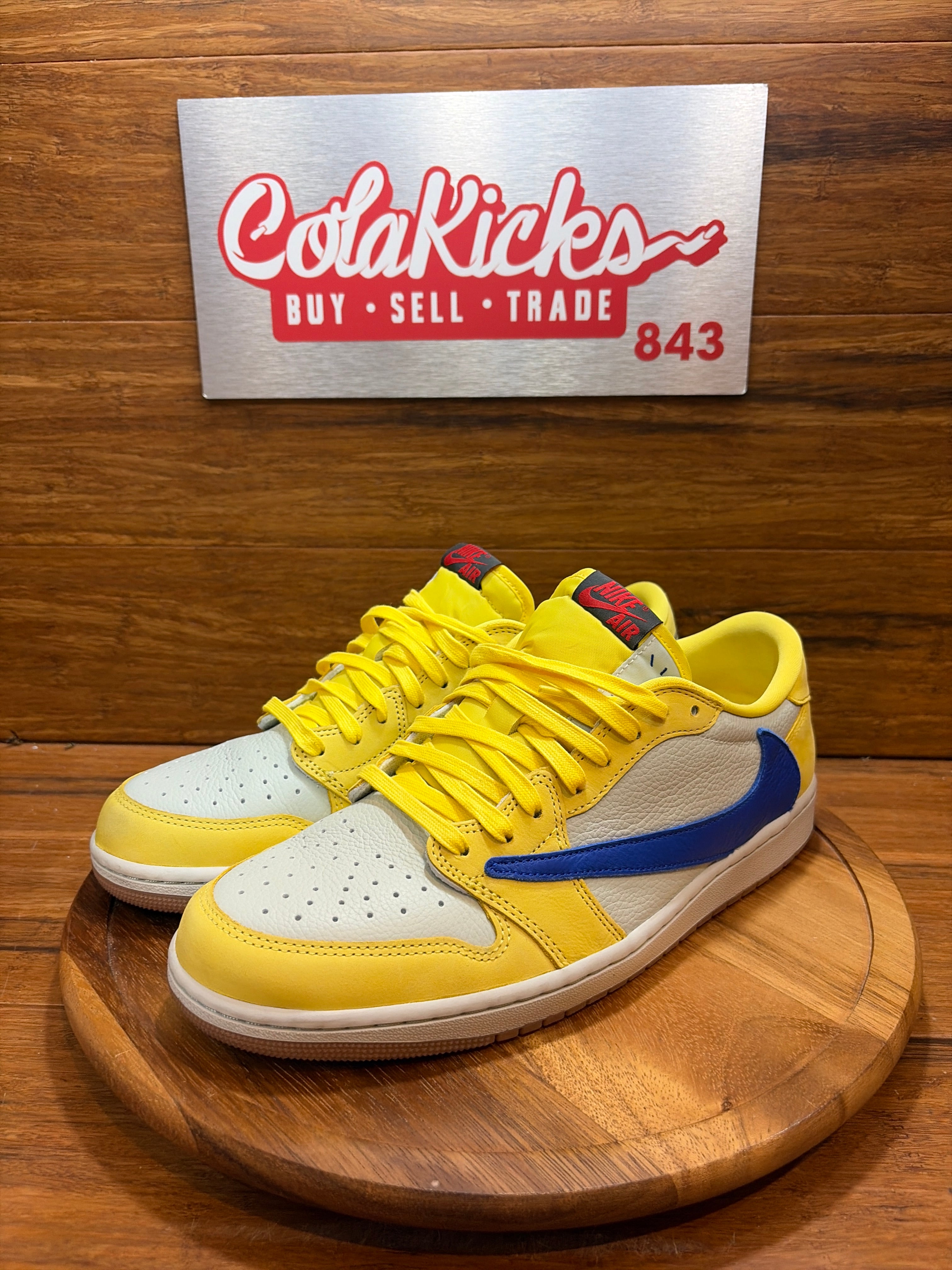 Jordan 1 Retro Low OG SP Travis Scott Canary (Women's)