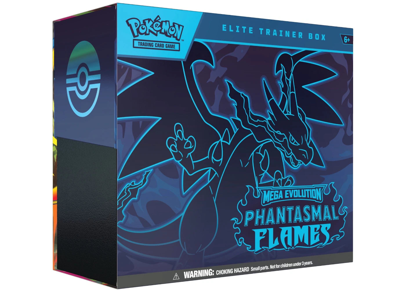 2025 Pokémon Mega Evolution Phantasmal Flames Elite Trainer Box Wax Set