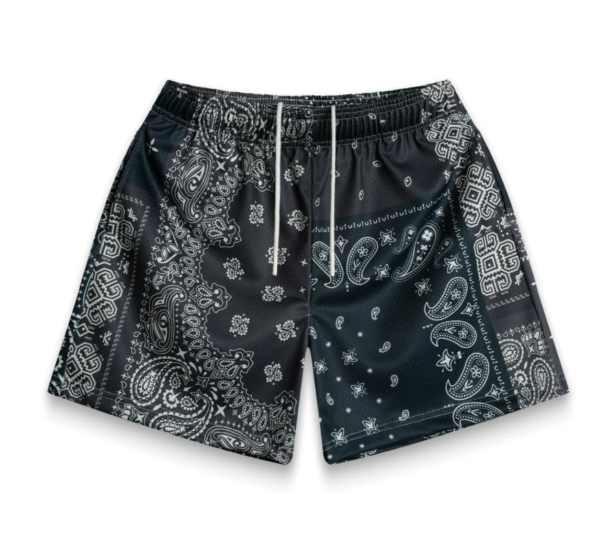 Bravest Studios Patchwork Paisley Shorts