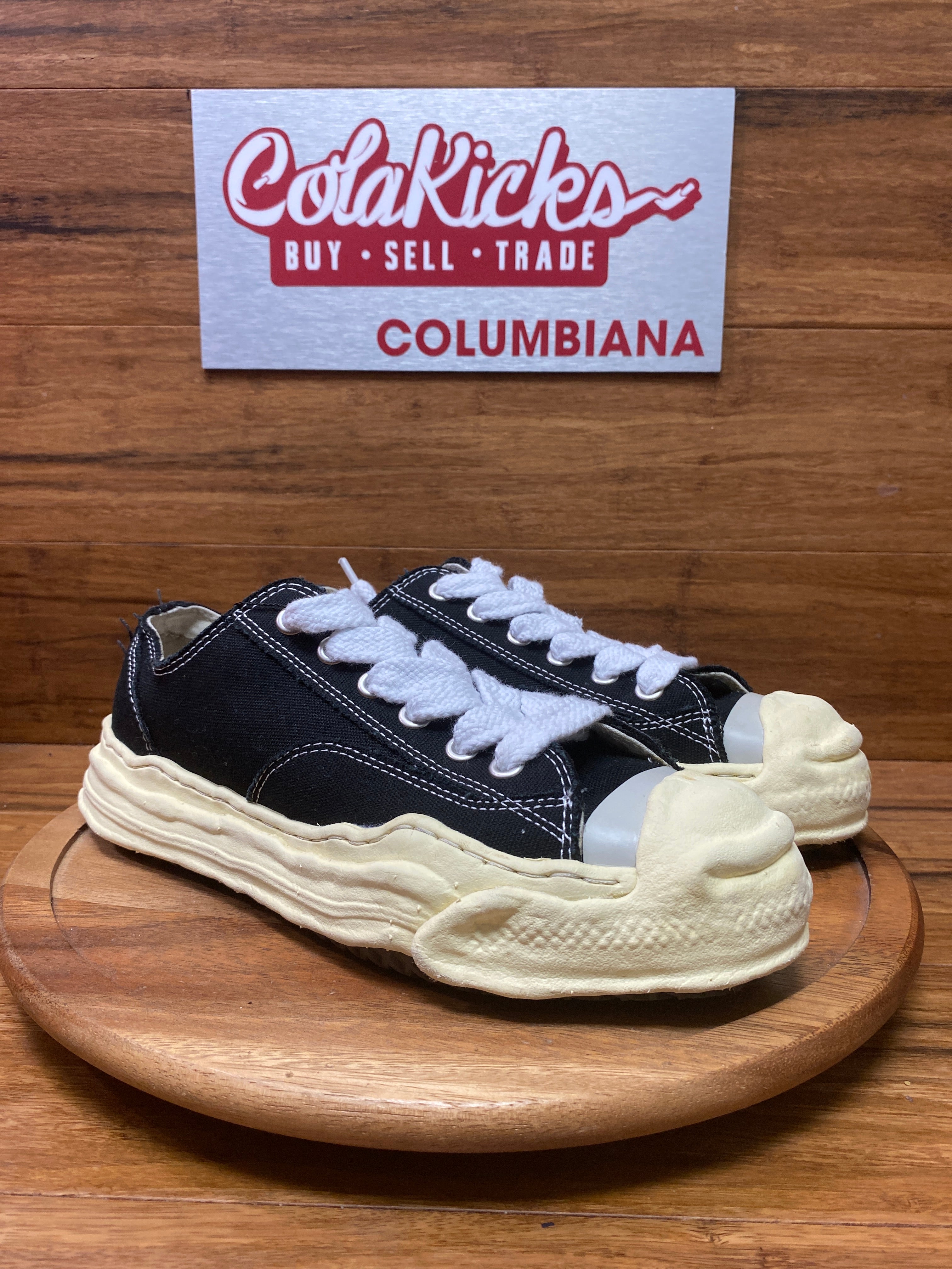 Maison Mihara Yasuhiro Hank Vintage Sole Canvas Low Black