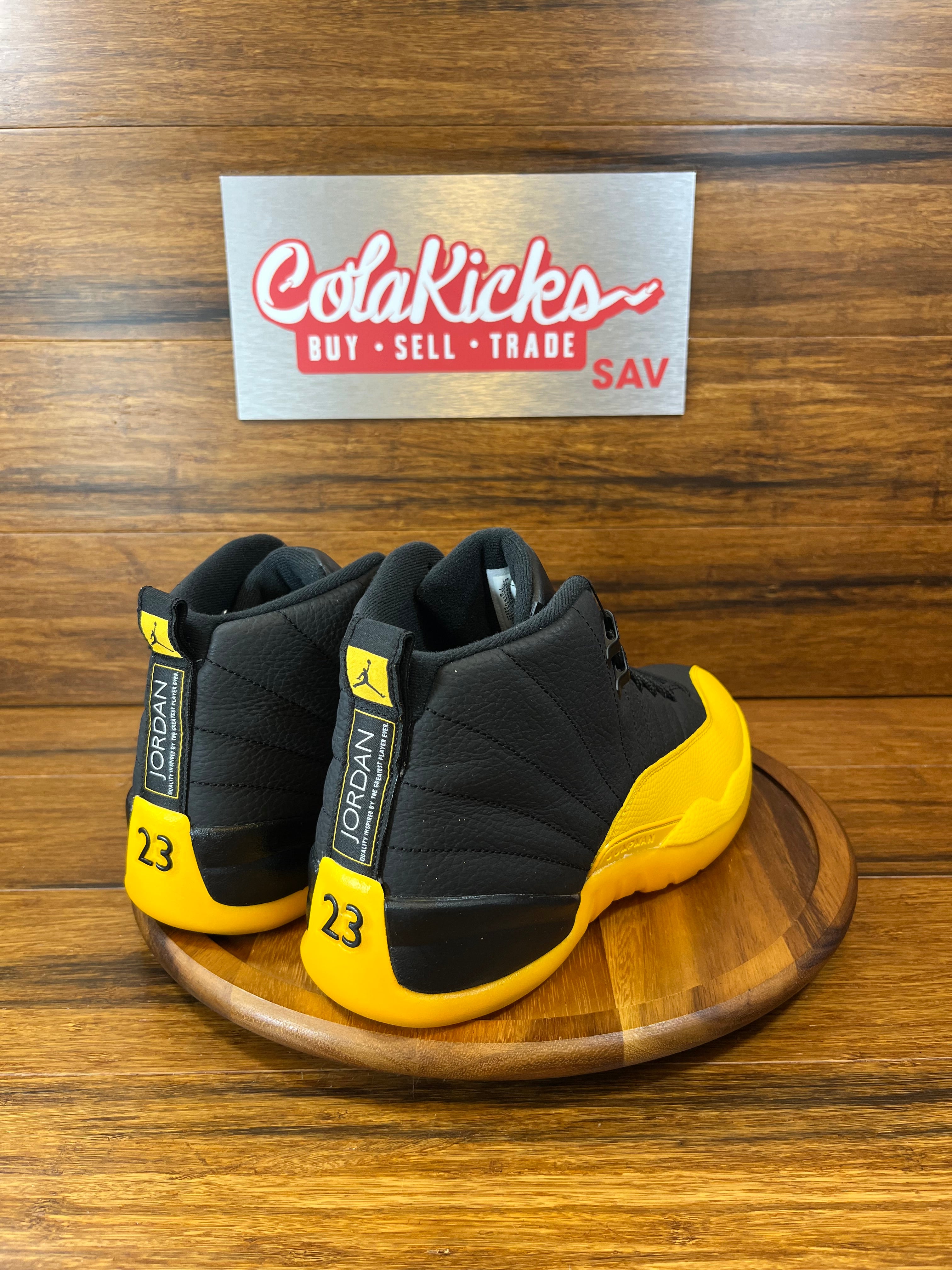 Jordan 12 Retro Black University Gold