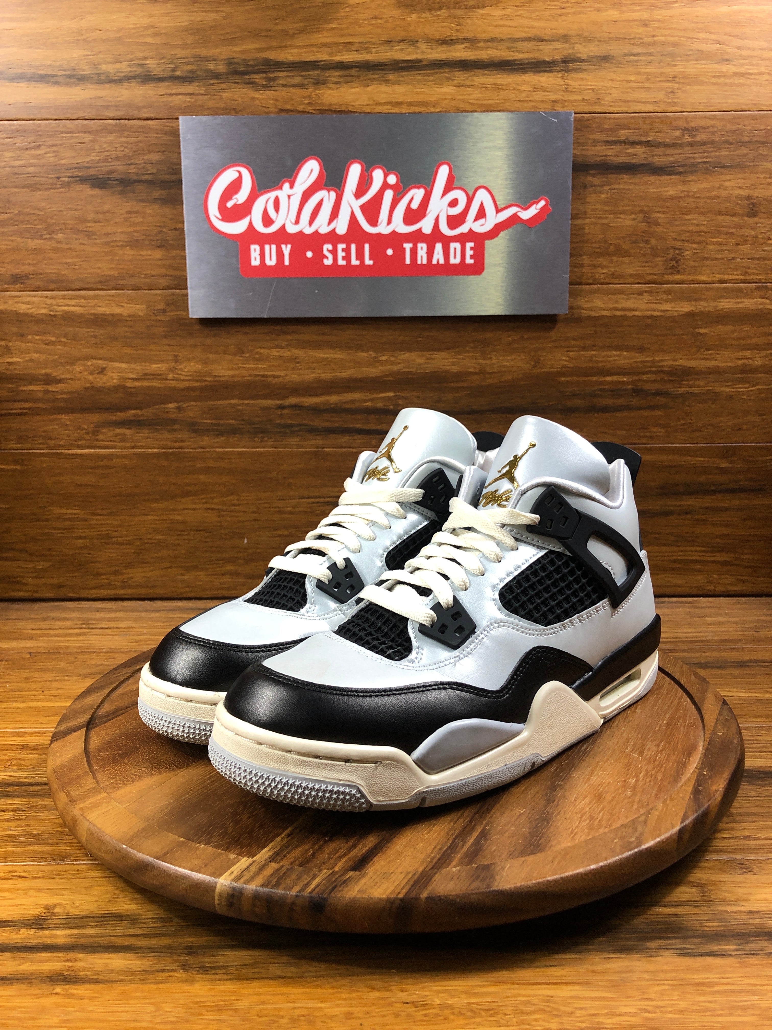 Jordan 4 Retro Platinum Gold (GS)