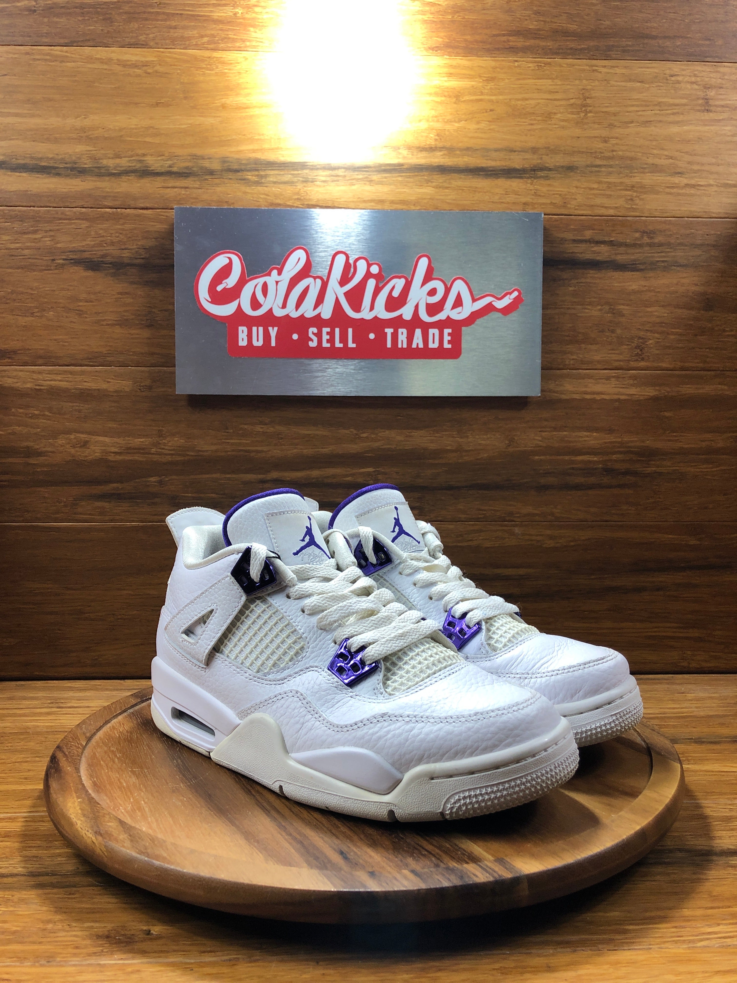 Jordan 4 Retro Metallic Purple (GS)