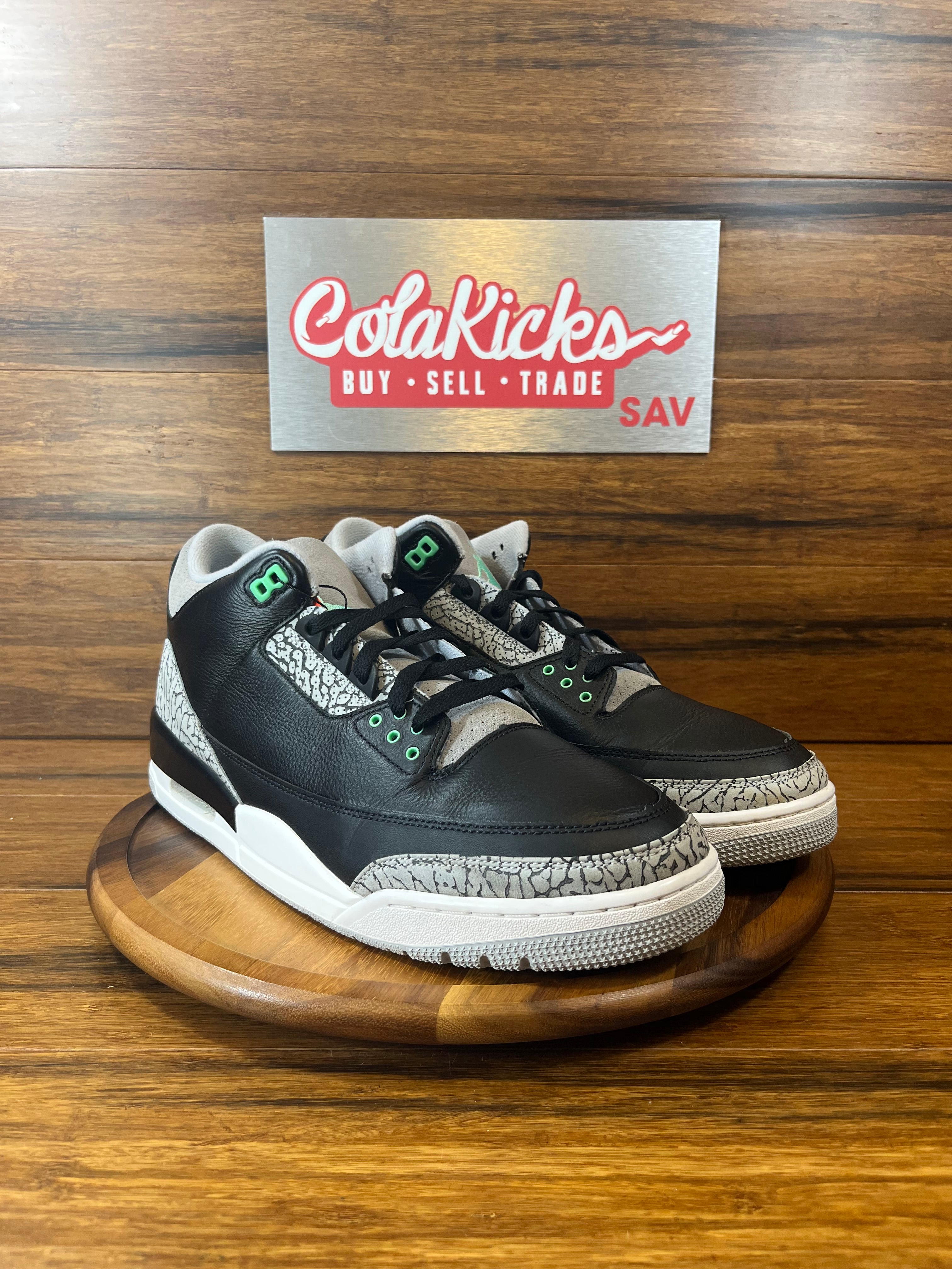 Jordan 3 Retro Green Glow