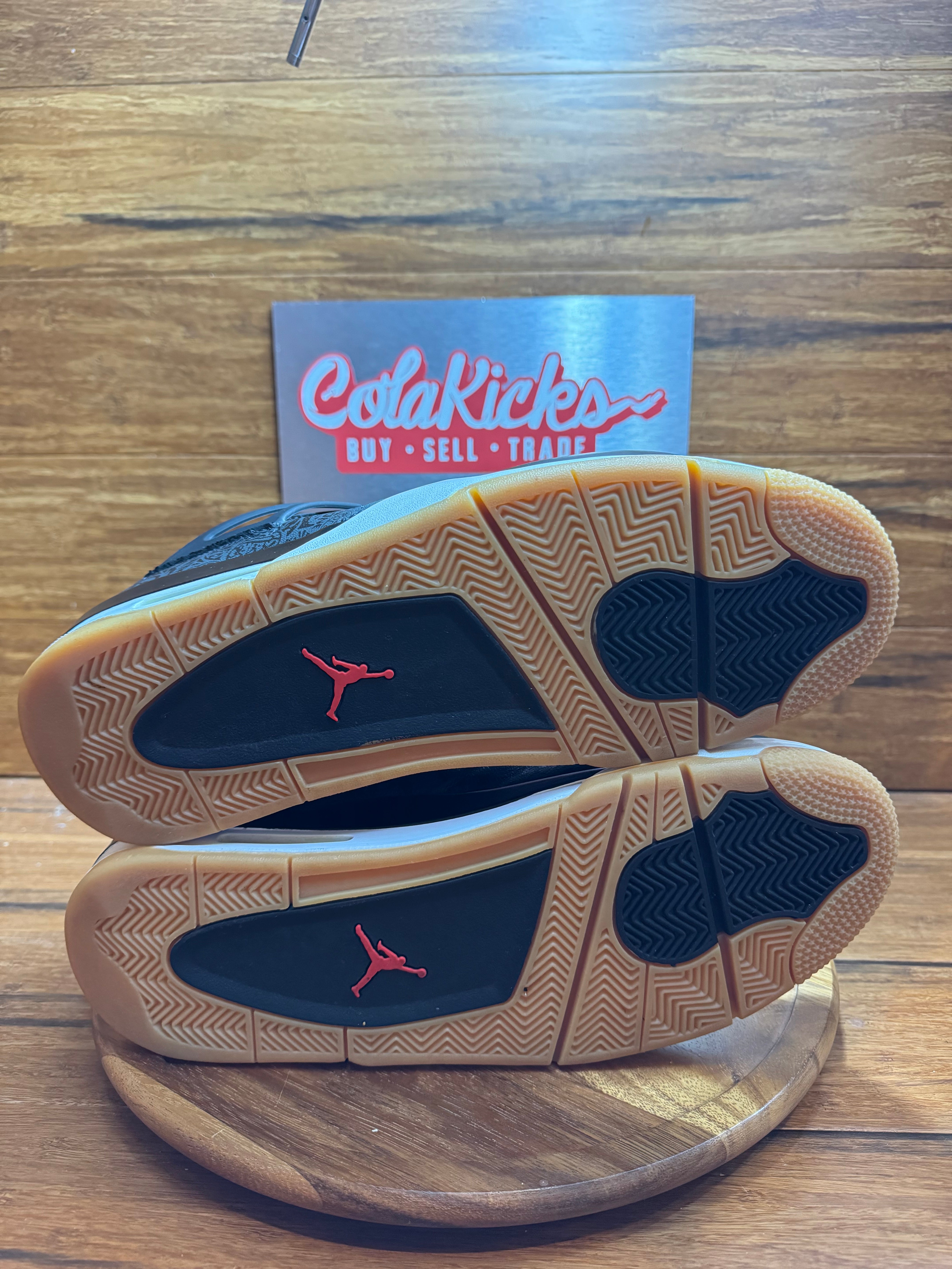 Jordan 4 Retro Laser Black Gum