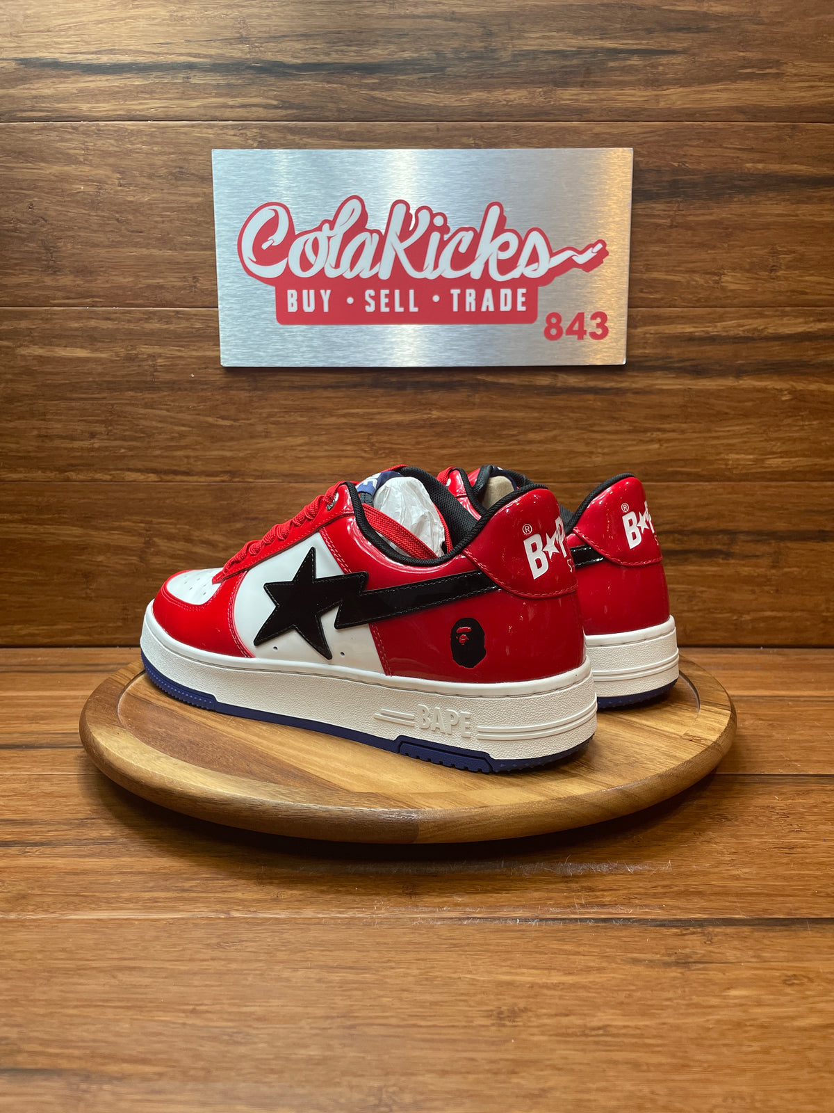 A Bathing Ape Bape Sta #1 Red
