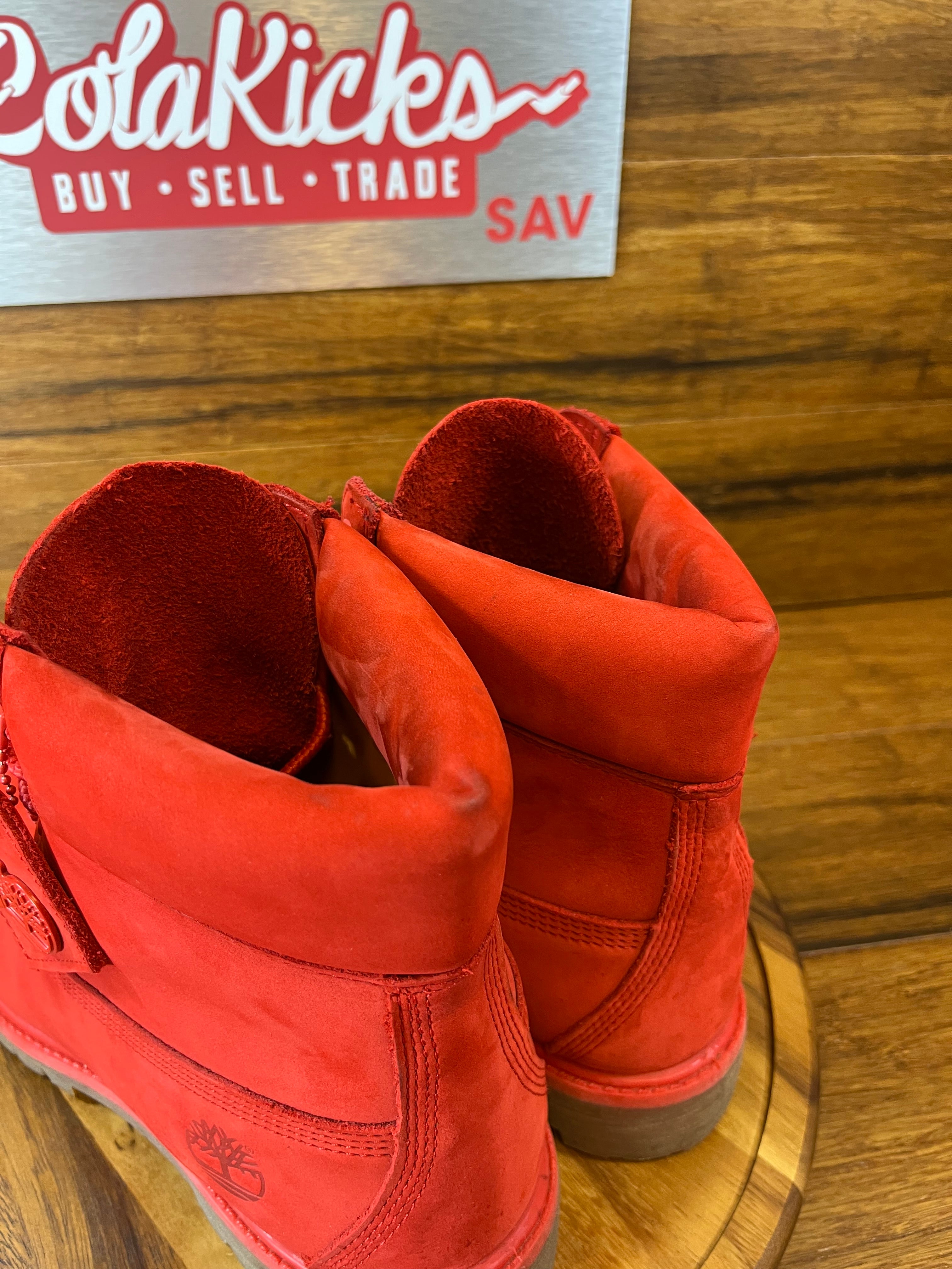 Timberland 6" Premium Waterproof Boot 50th Anniversary Medium Red Nubuck