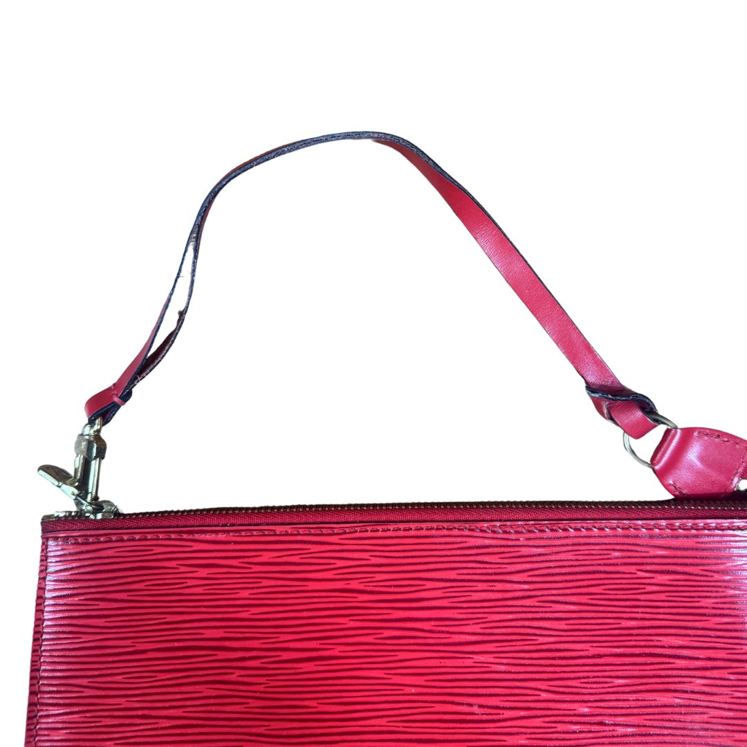 Louis Vuitton Epi Leather Pochette Red