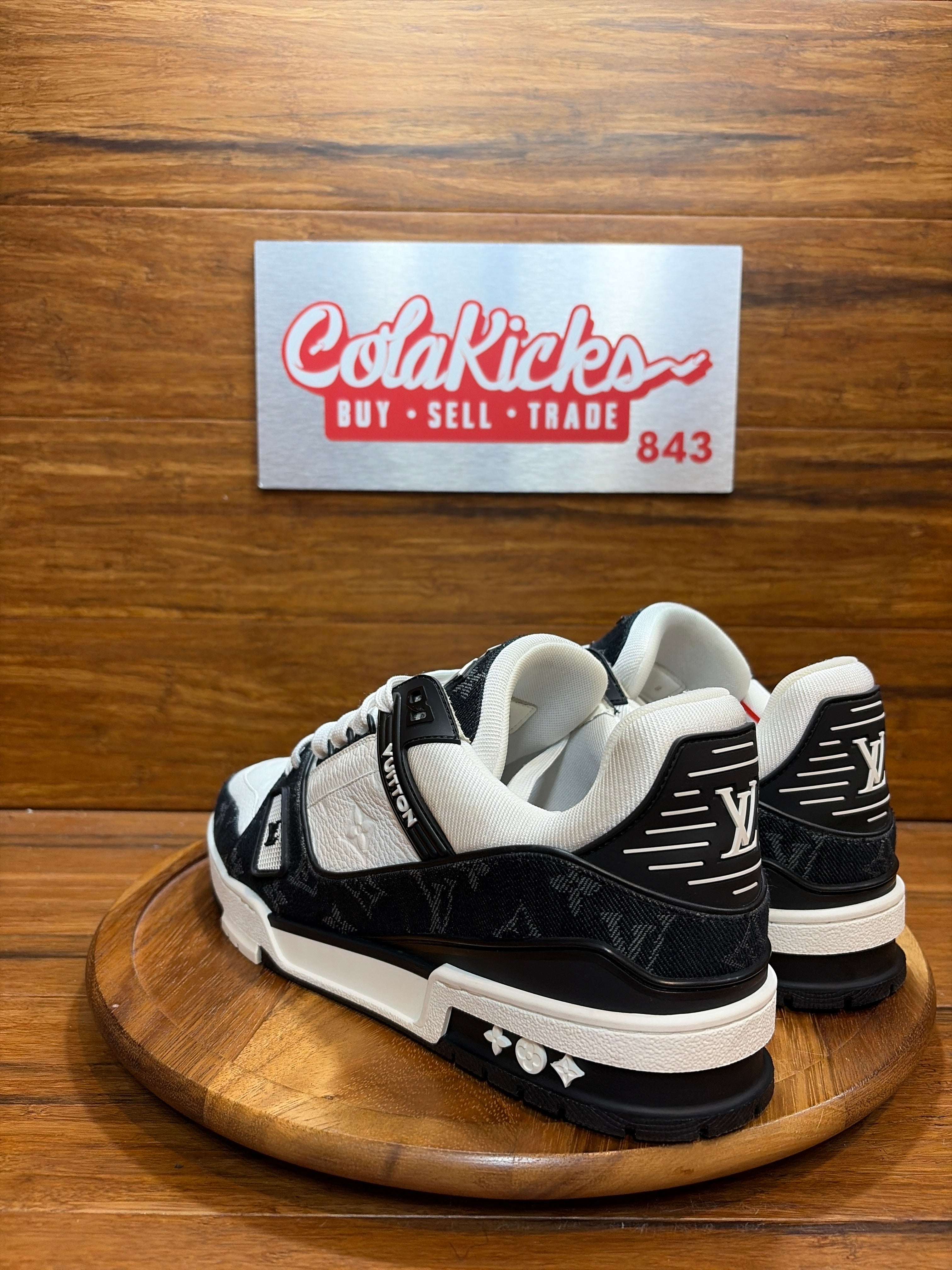 Louis Vuitton LV Trainer White Black