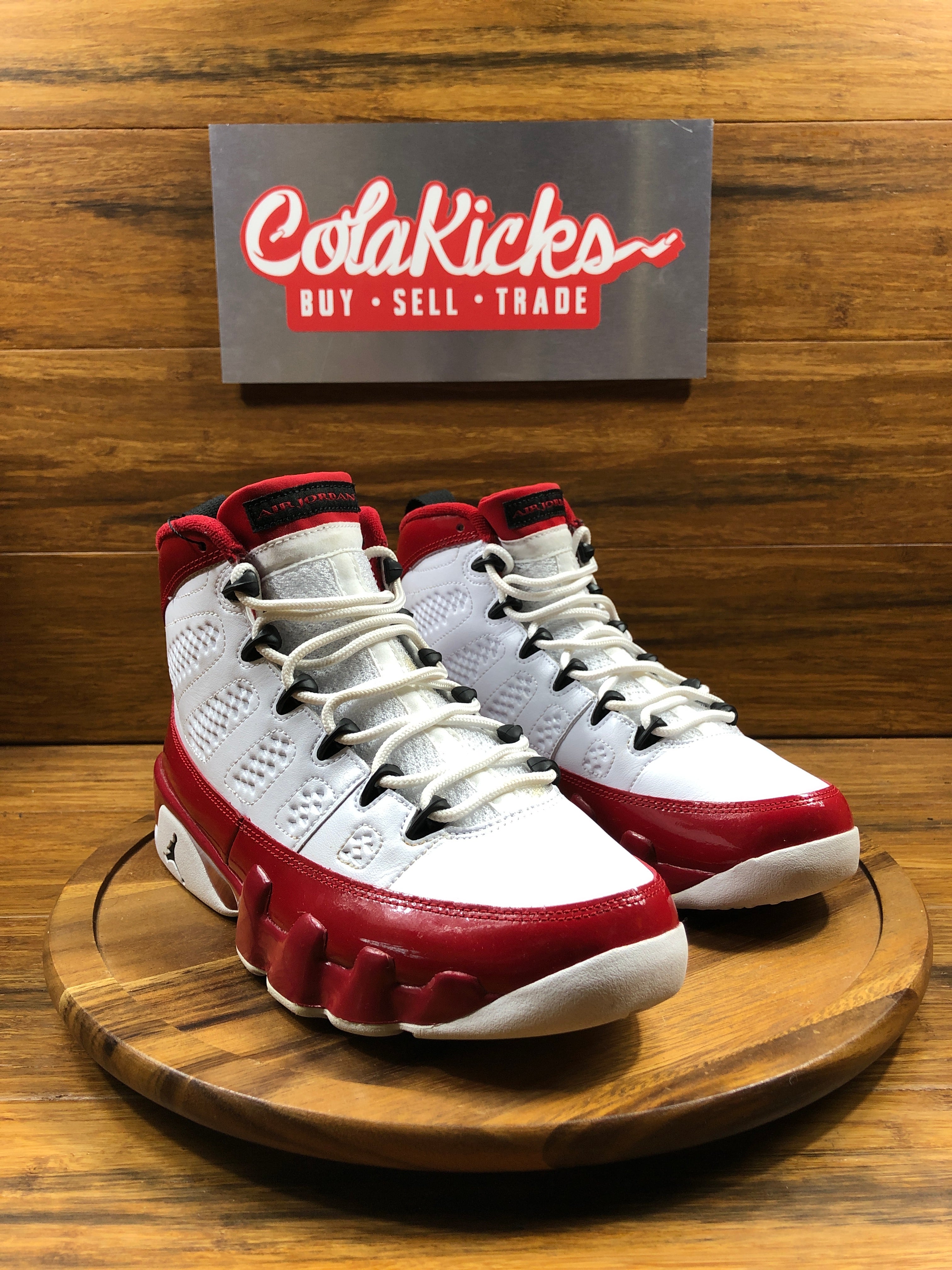 Jordan 9 Retro White Gym Red