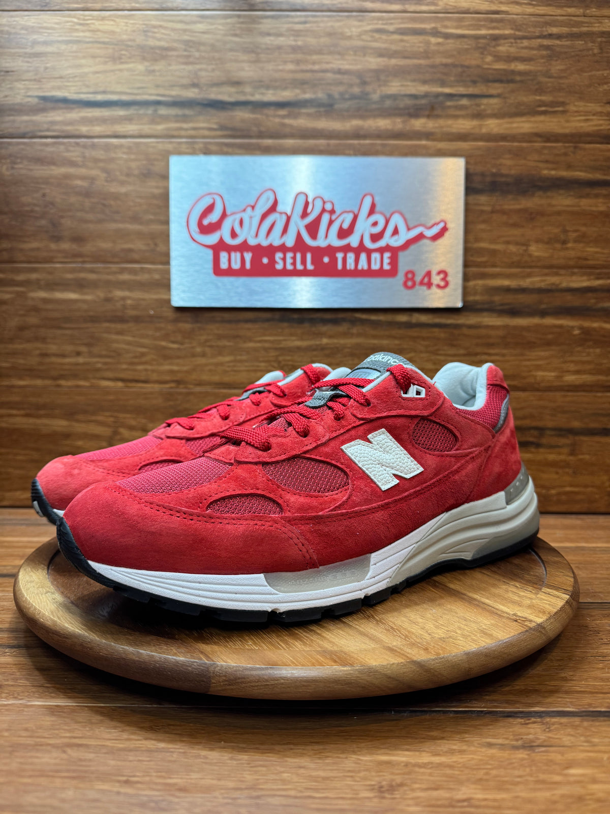 New Balance 992 Kith Kithmas Red