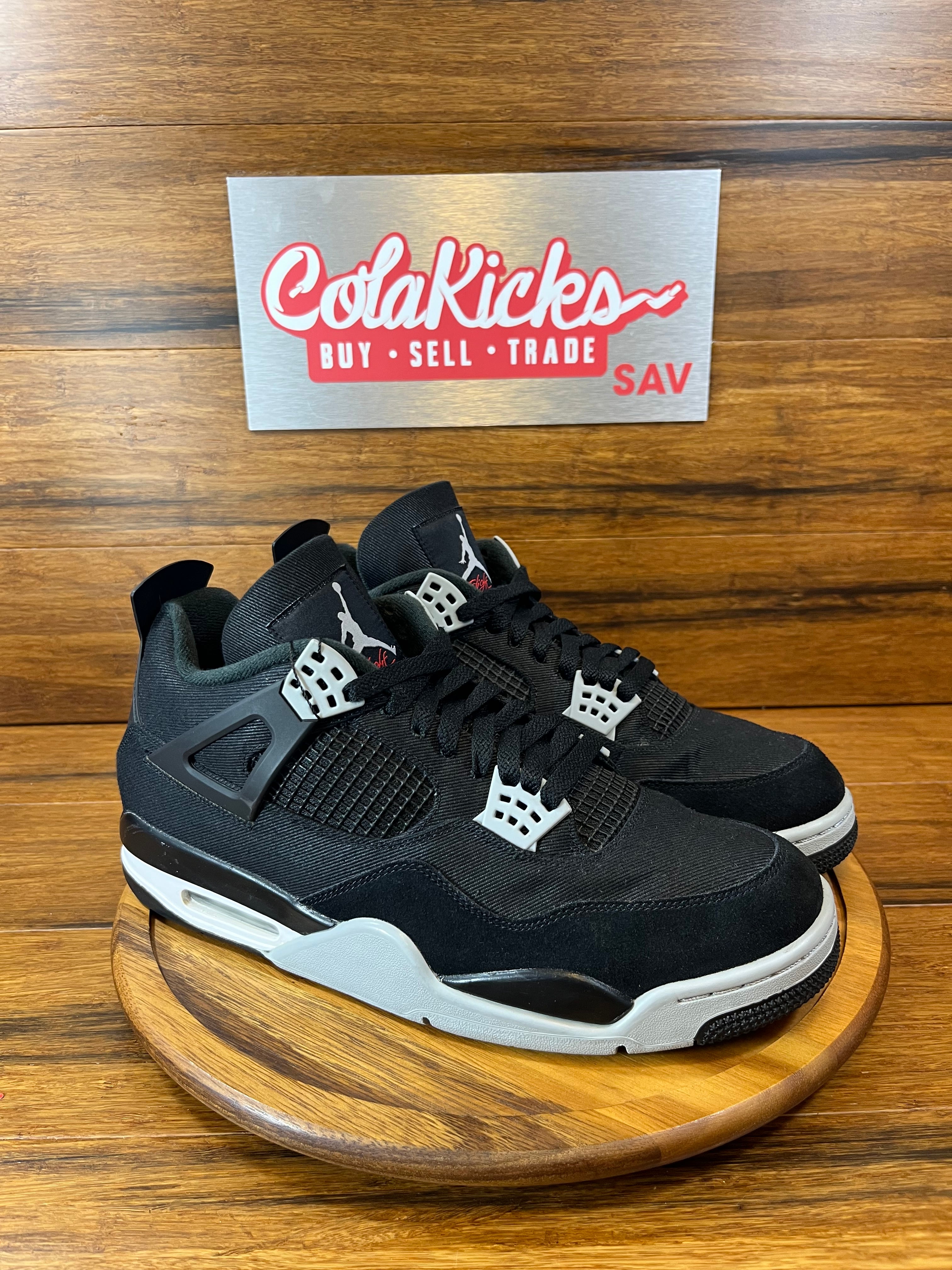 Jordan 4 Retro SE Black Canvas