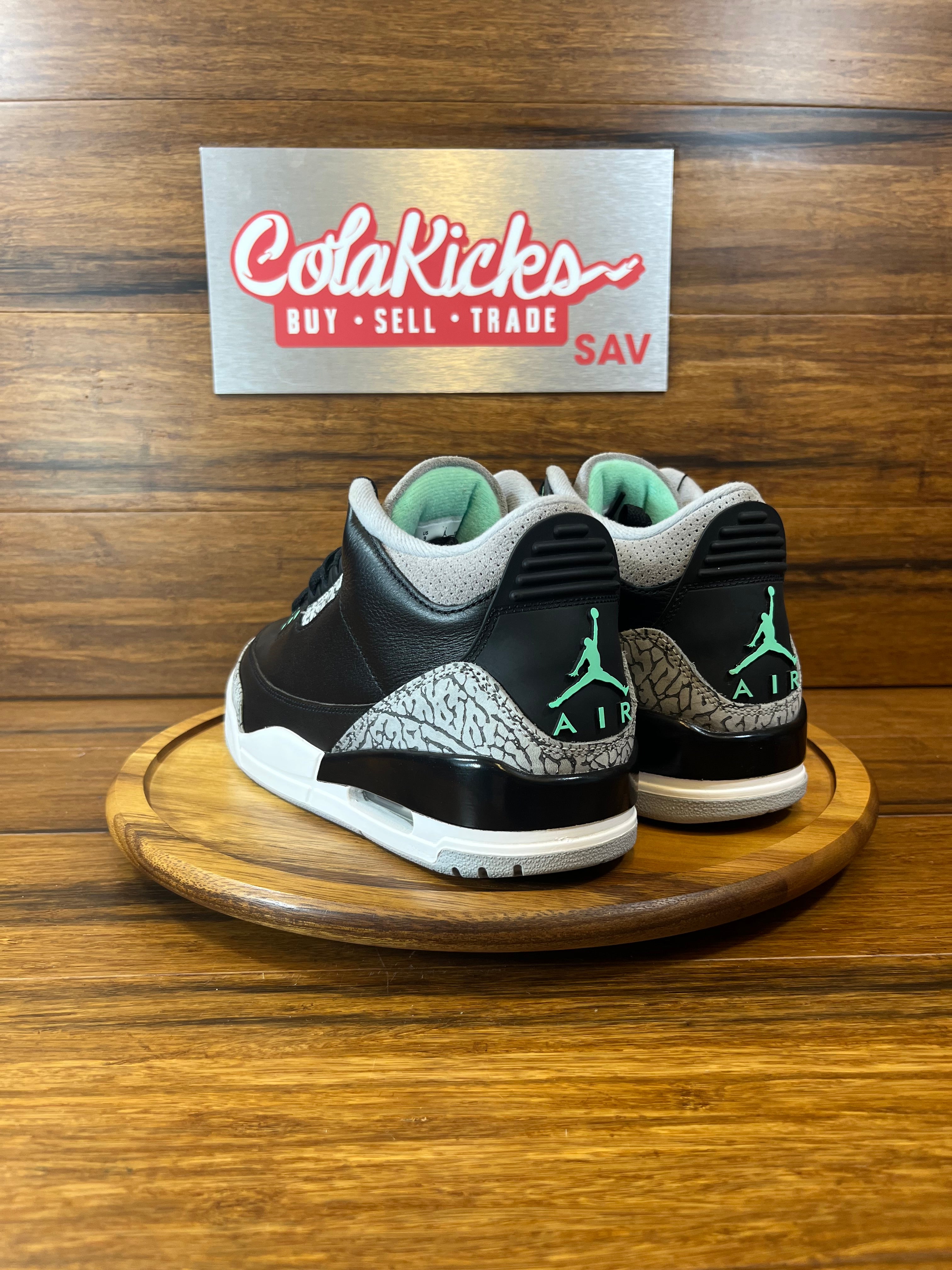 Jordan 3 Retro Green Glow