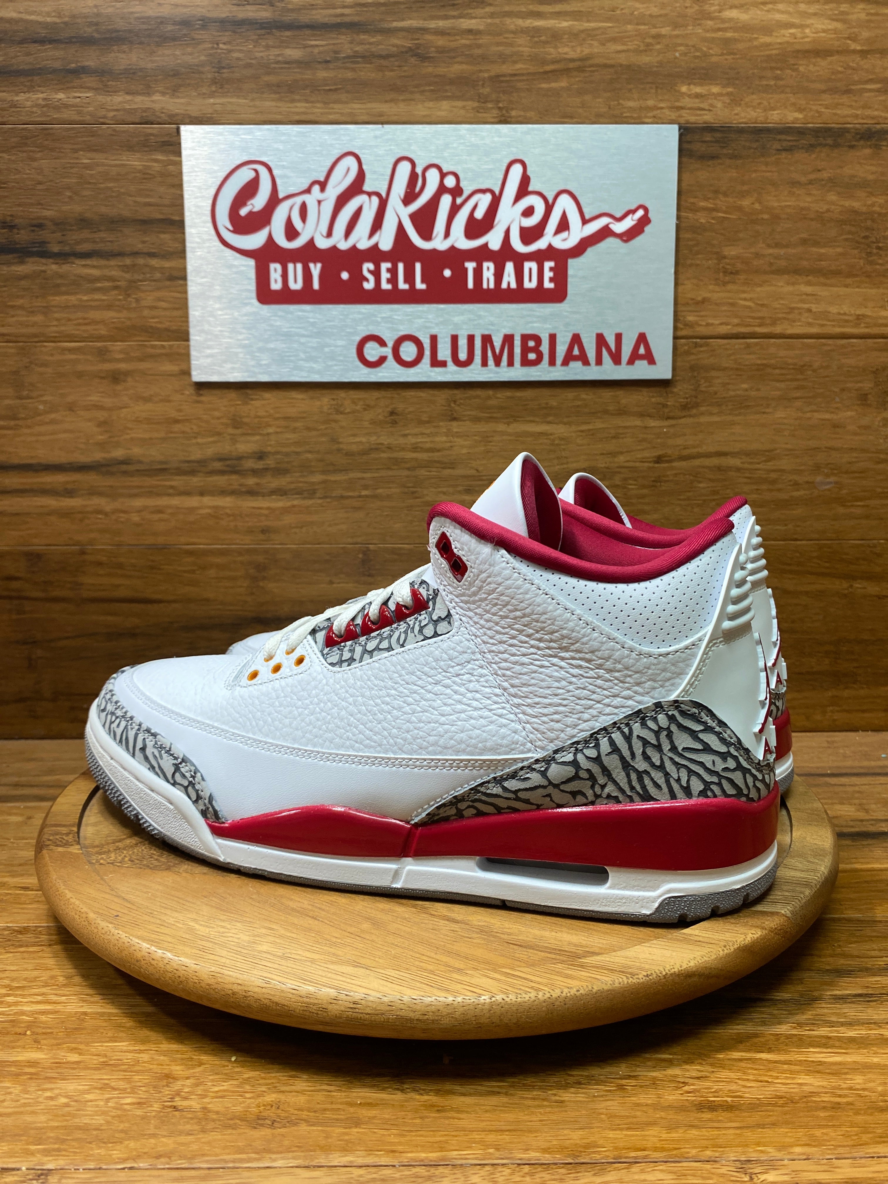 Jordan 3 Retro Cardinal Red