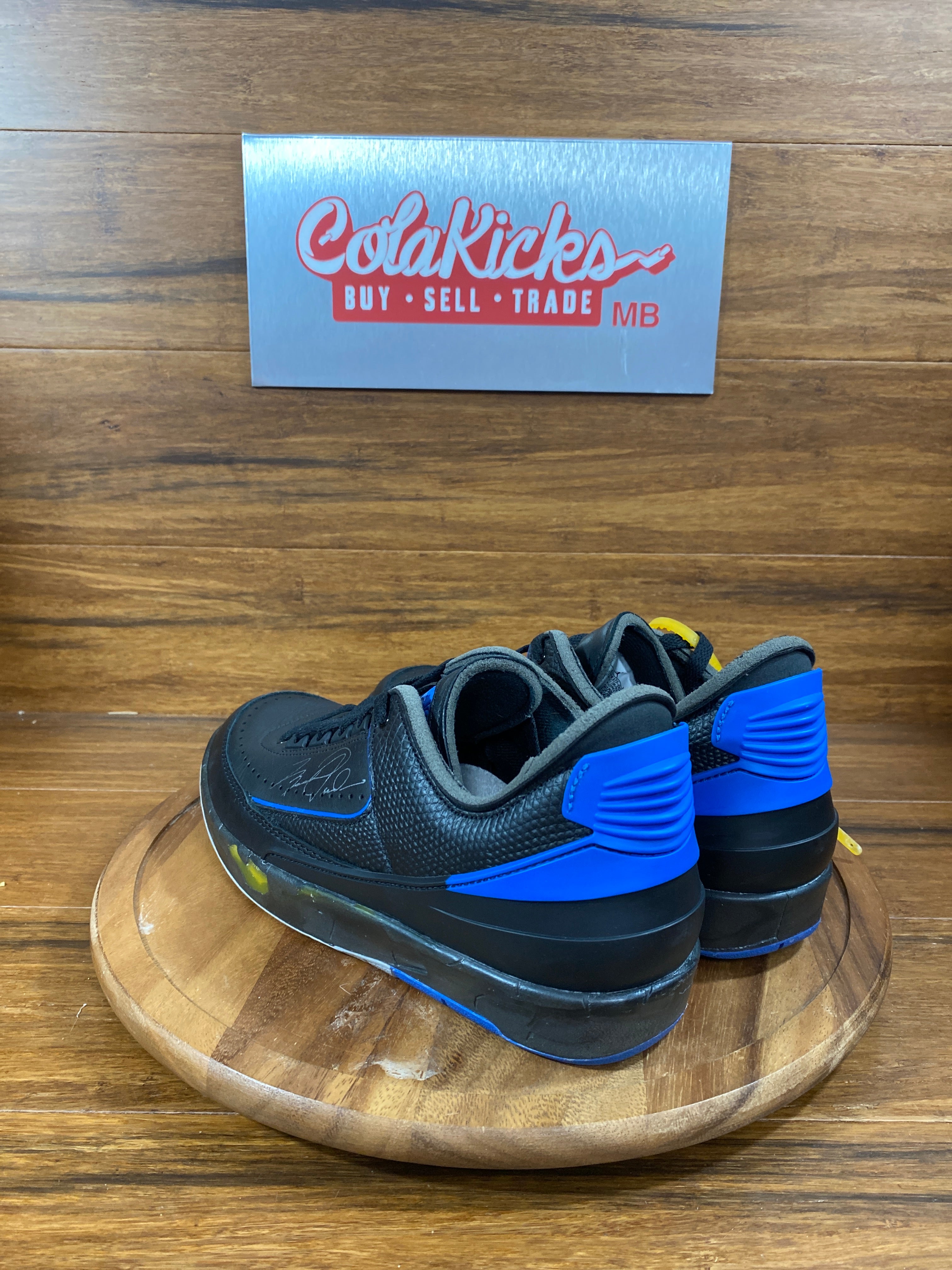 Jordan 2 Retro Low SP Off-White Black Blue