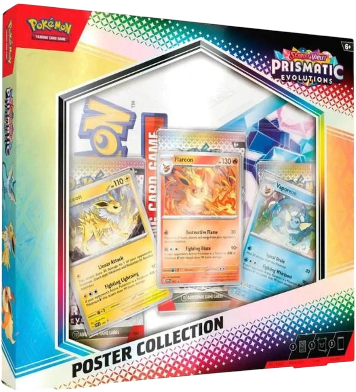 Pokémon Scarlet & Violet Prismatic Evolutions Poster Collection WAX SET