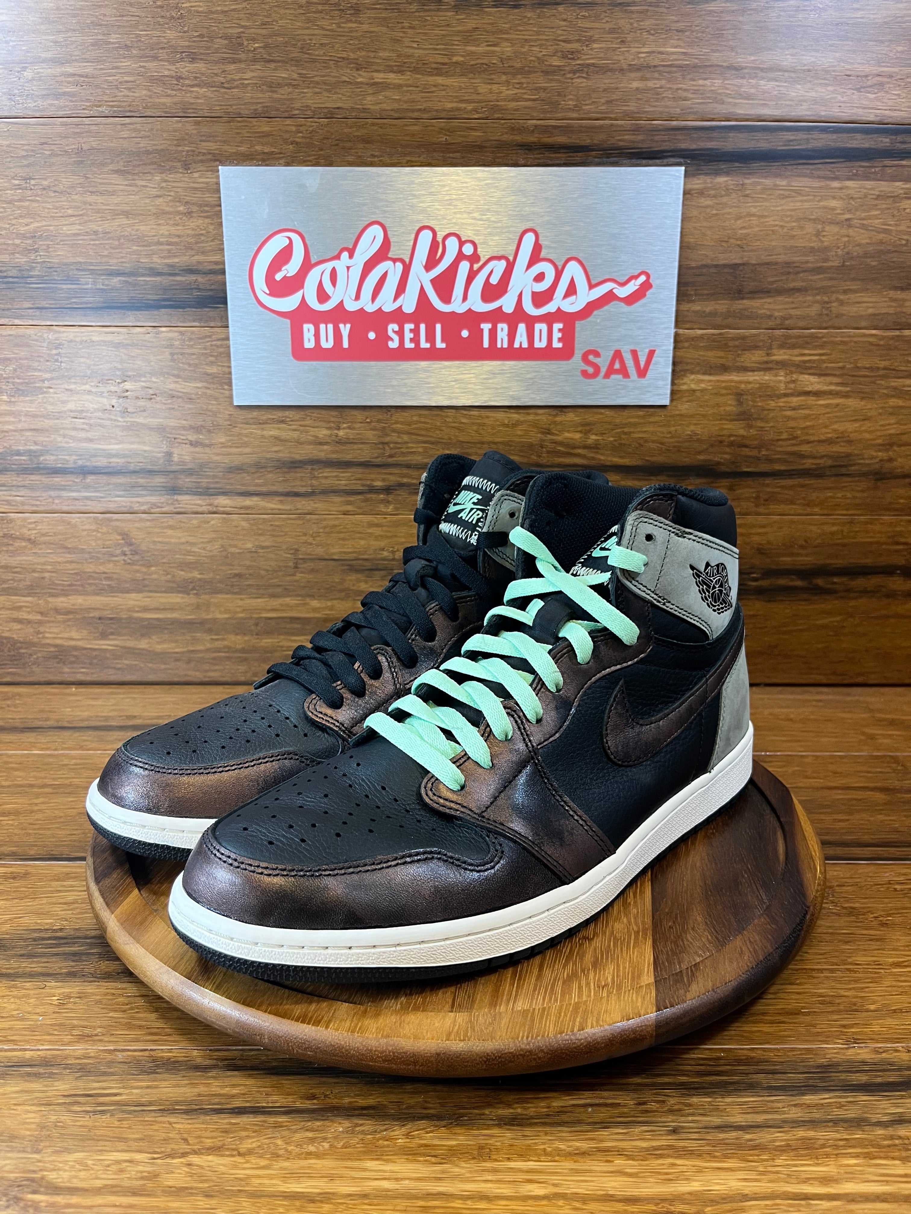 Jordan 1 Retro High Light Army Rust Shadow Patina