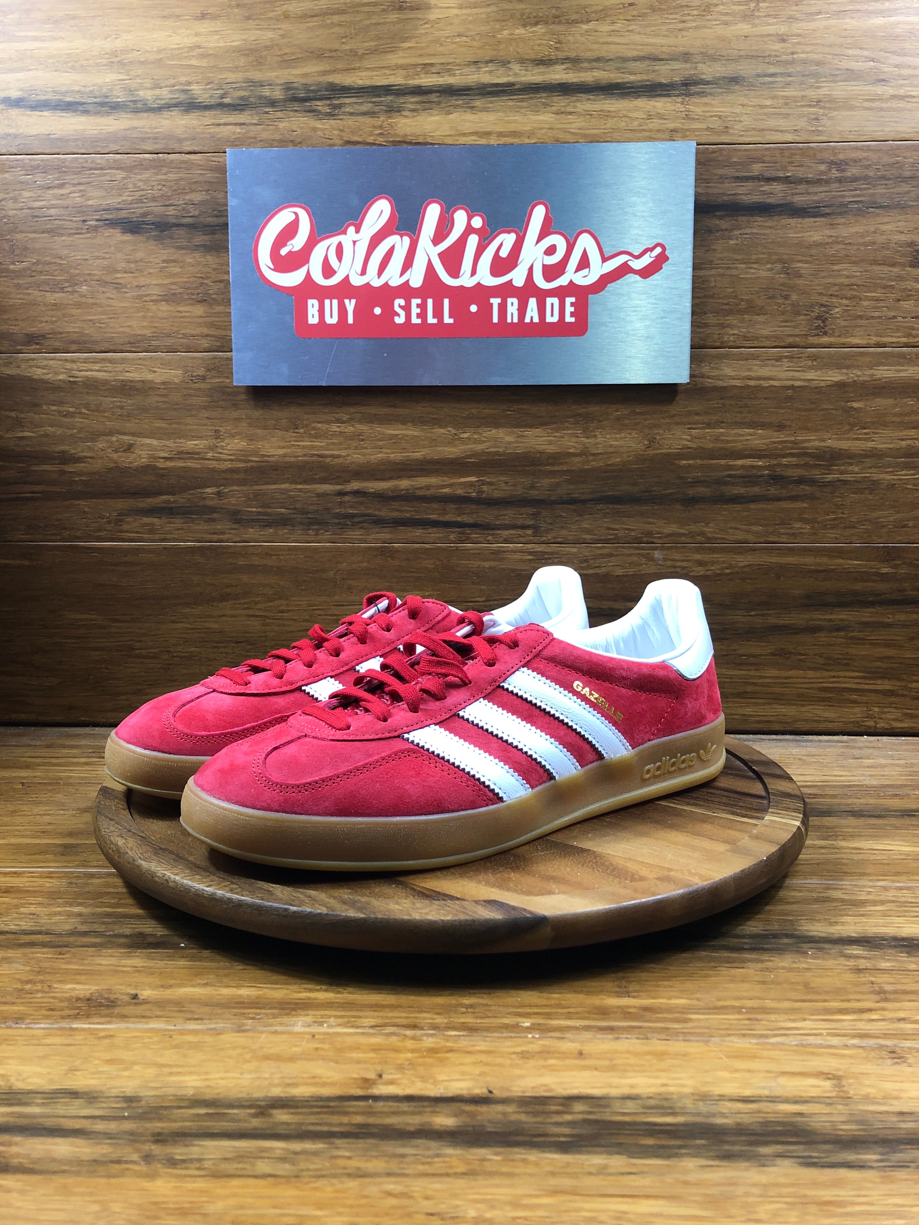 adidas Gazelle Indoor Scarlet Cloud White